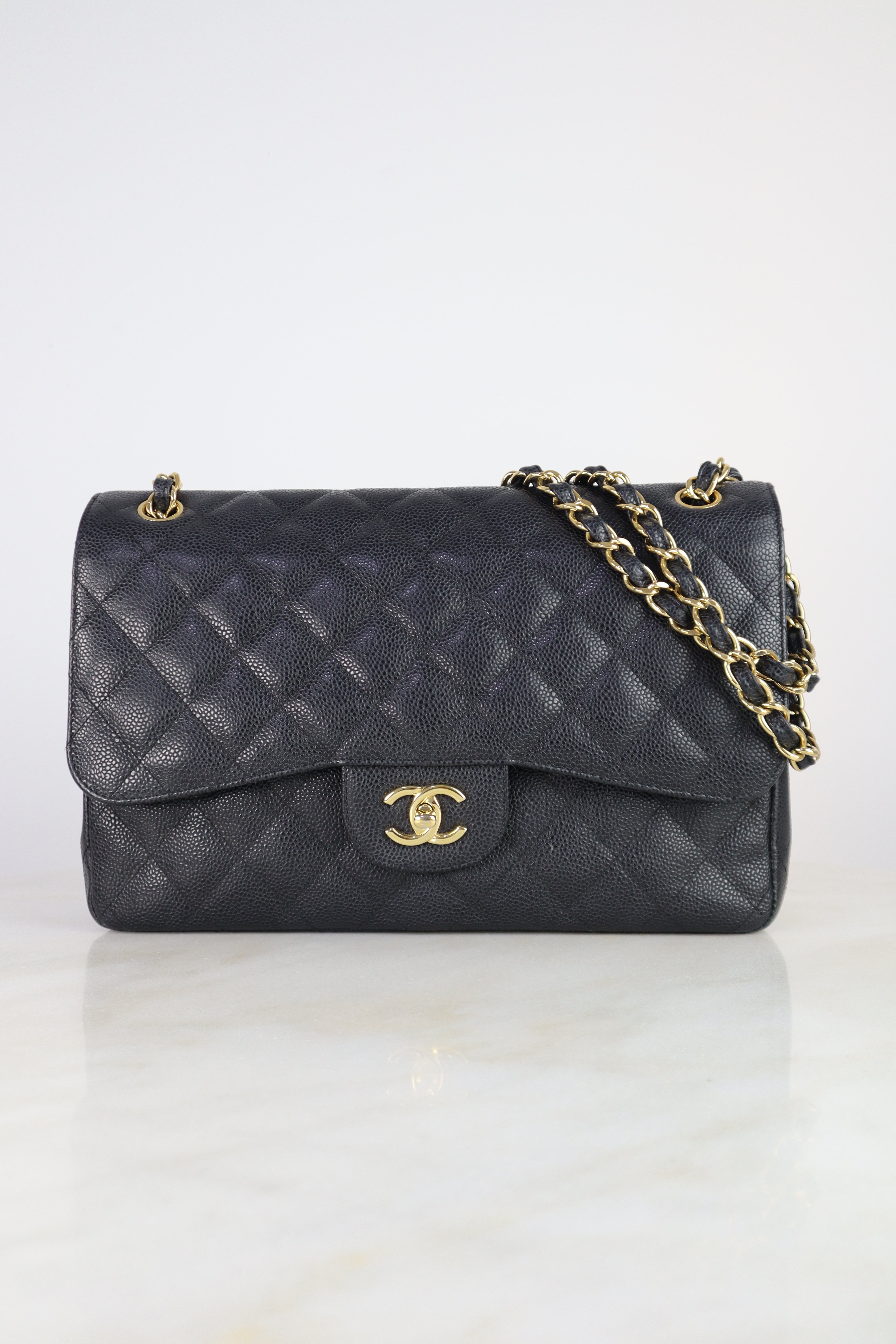 Chanel Black Classic Jumbo Bag