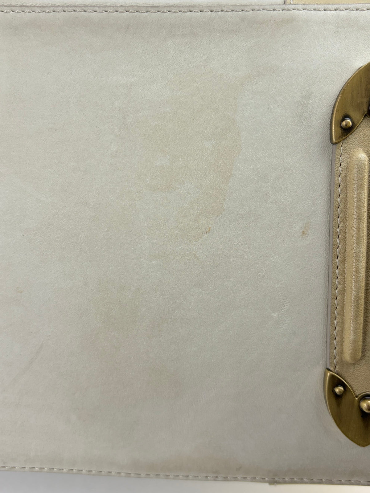 Dior ivory nubuck leather Jeanne medium frame shoulder bag