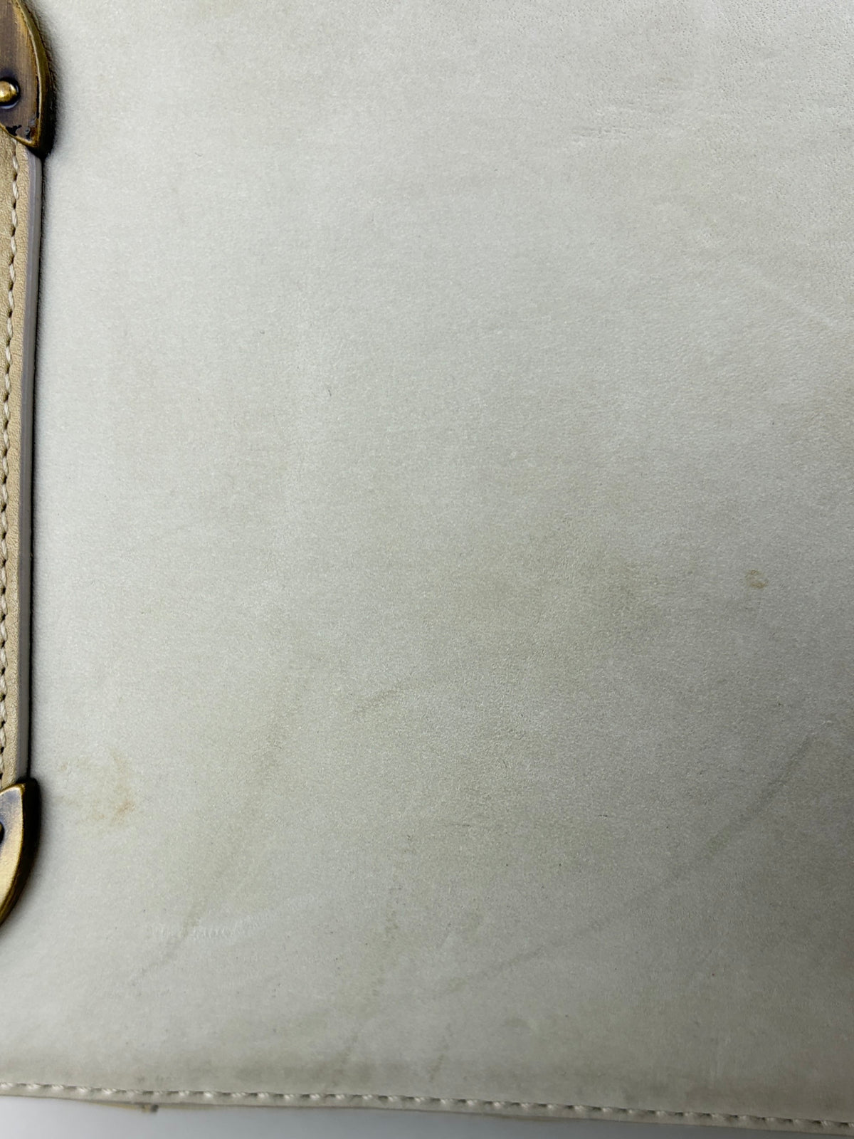Dior ivory nubuck leather Jeanne medium frame shoulder bag