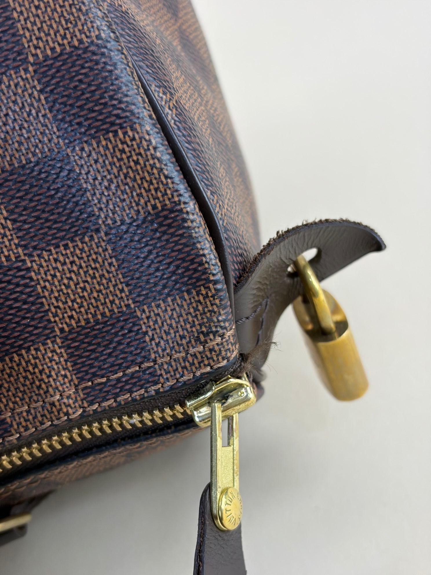 Louis Vuitton Damier Ebene Speedy 25 Bag
