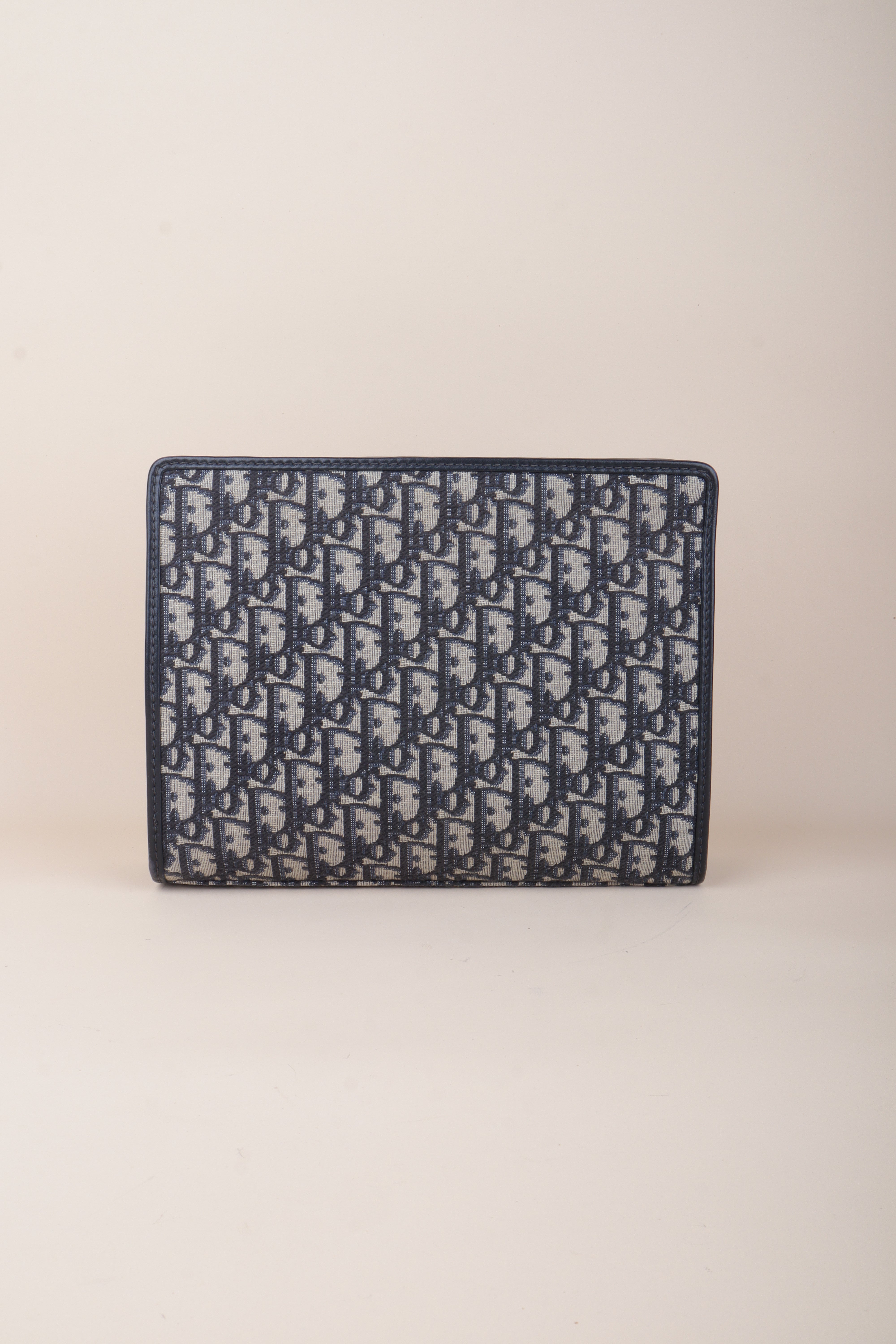 Christian Dior Blue 30 Montaigne Oblique Dea Pouch