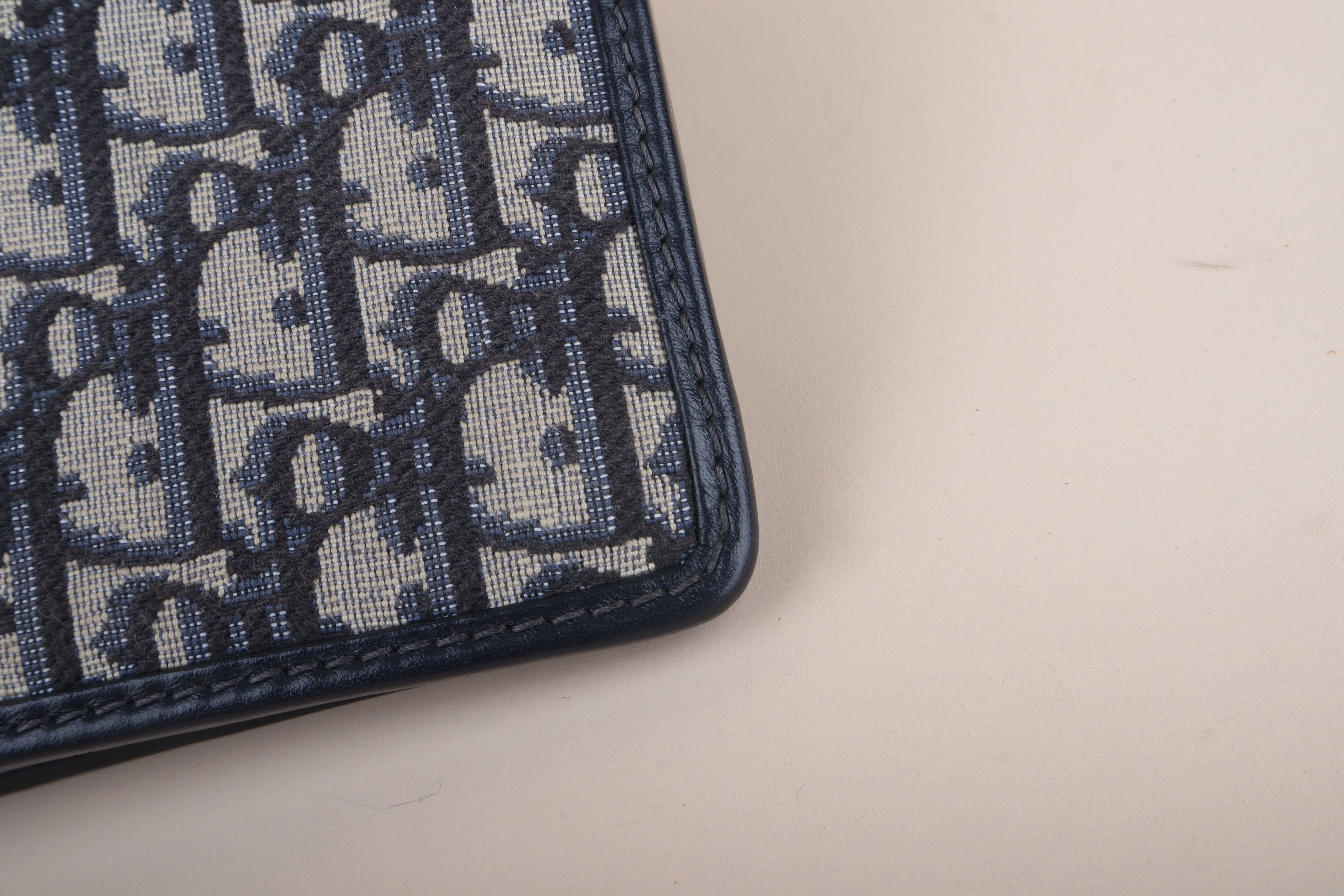 Christian Dior Blue 30 Montaigne Oblique Dea Pouch
