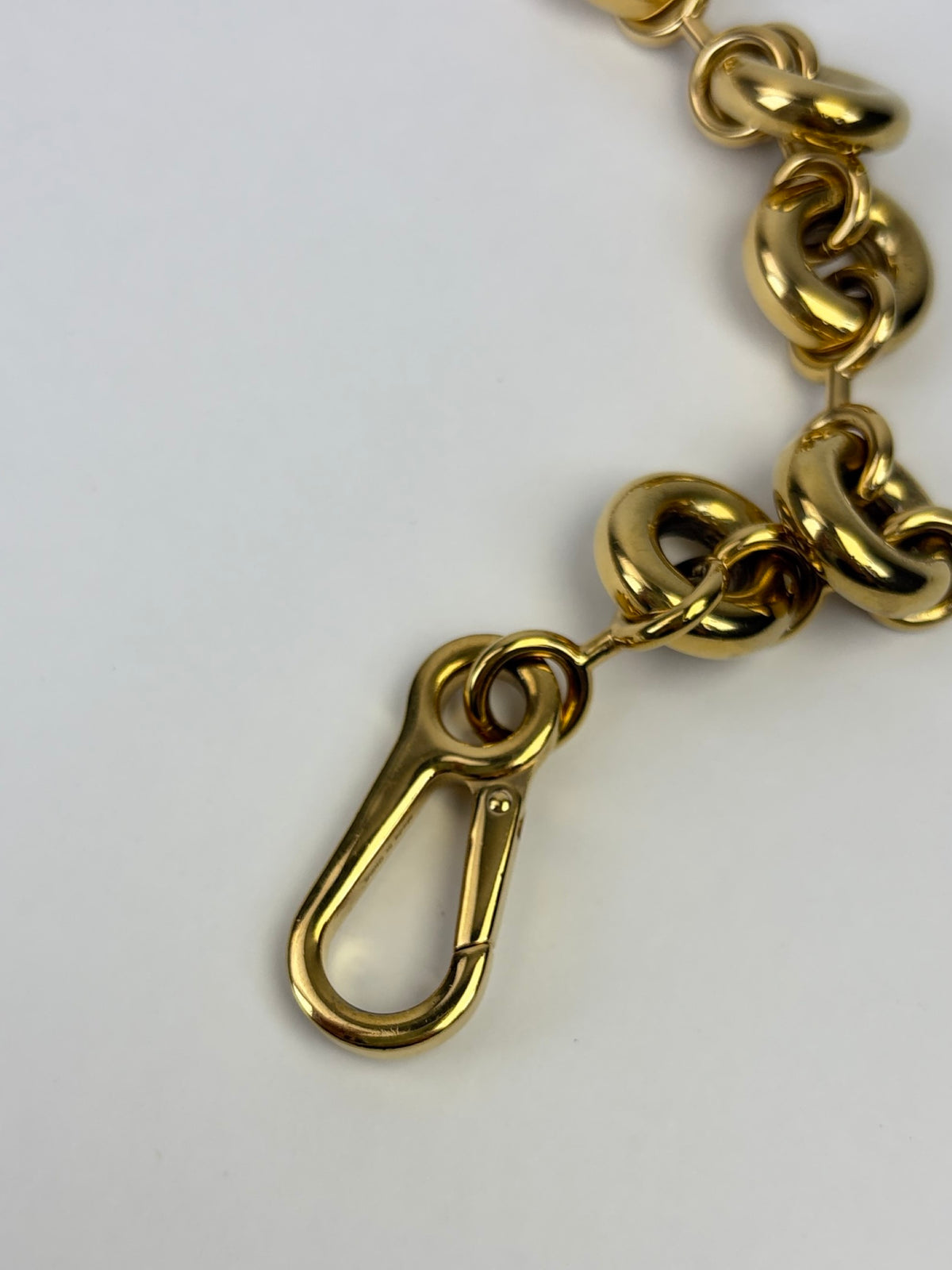 LOEWE gold chunky Donut chain bag