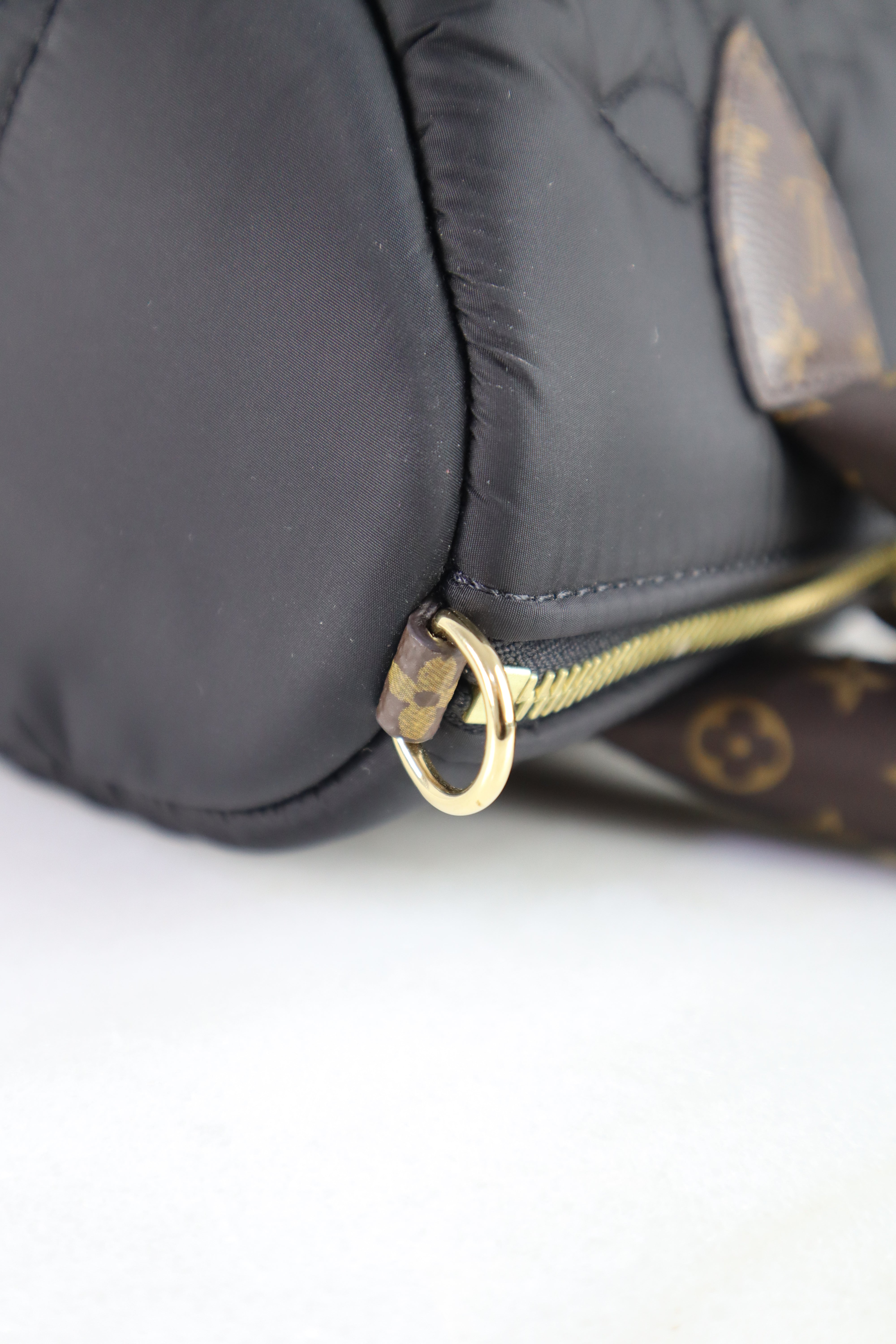Louis Vuitton Black Econyl Mini Pillow Speedy 25 Tote Bag W/ Strap
