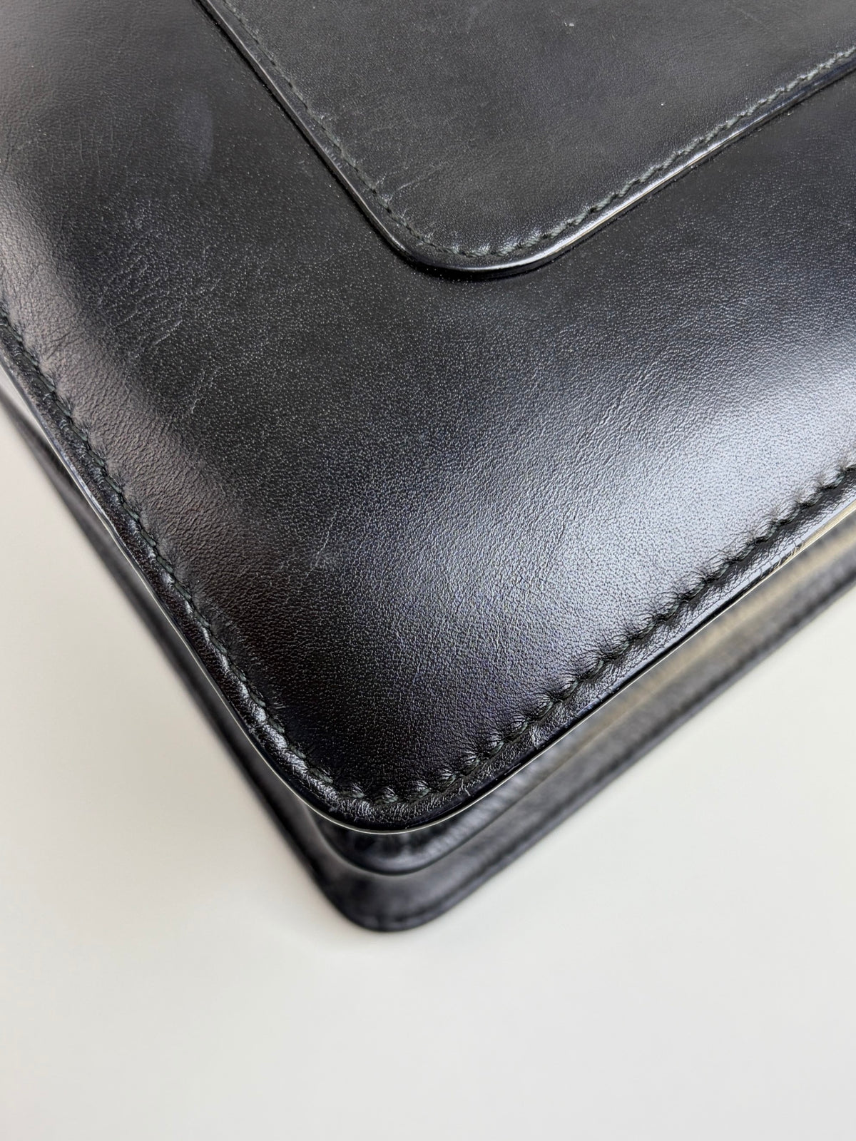Bvlgari black calfskin Serpenti Forever crossbody