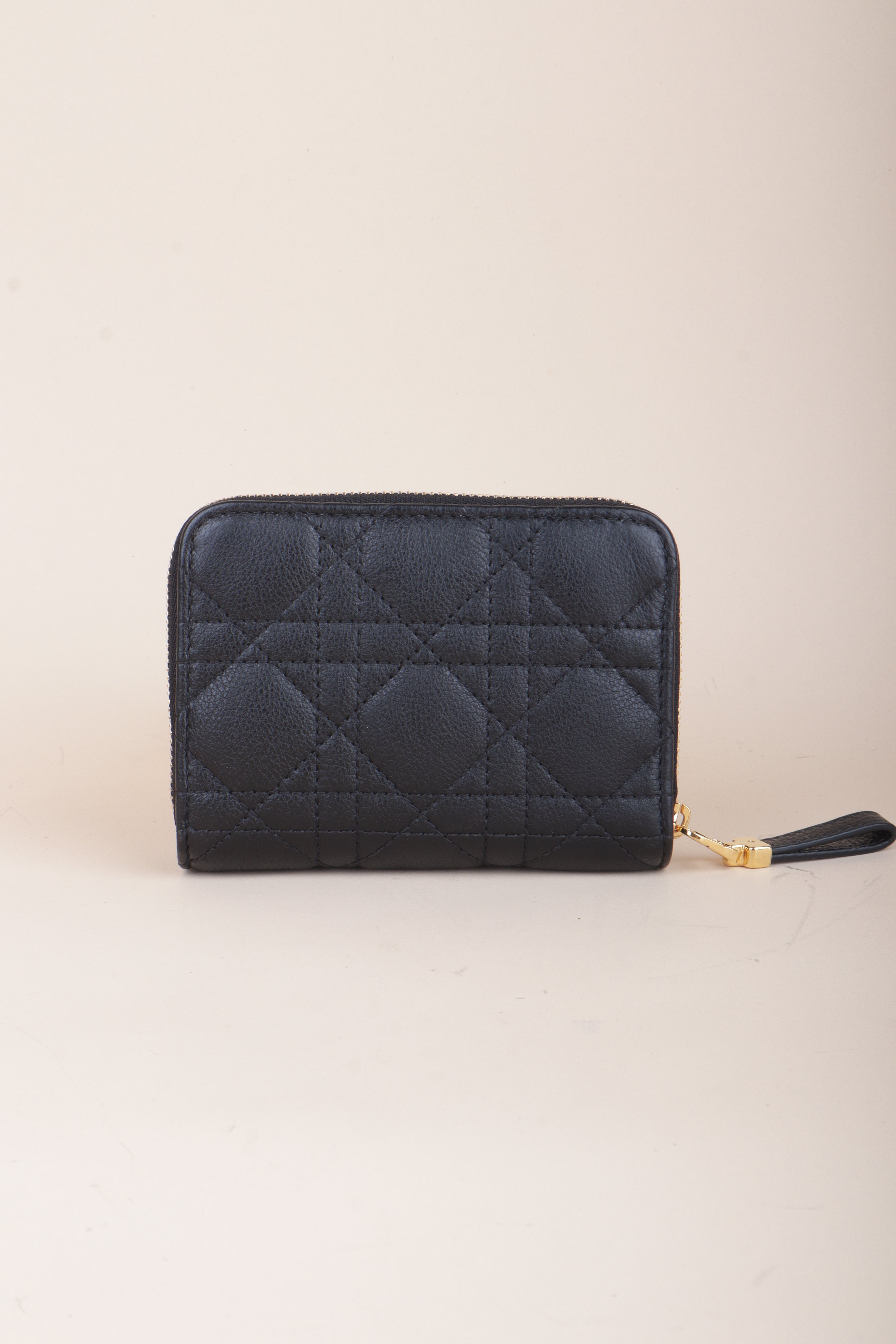 DIOR caro scarlet black cannage  LEATHER