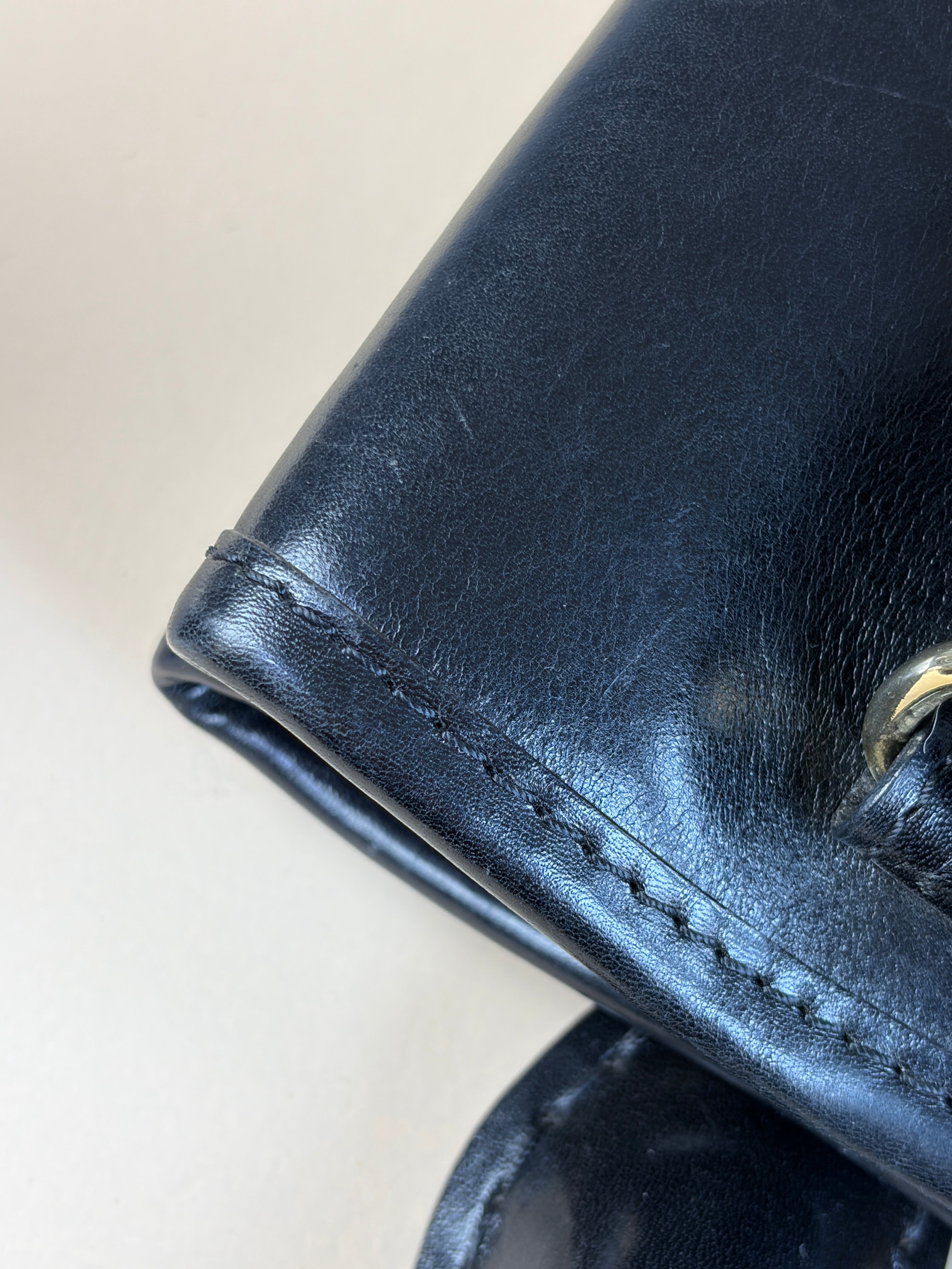 Burberry Black House Check Bridle Tote Bag