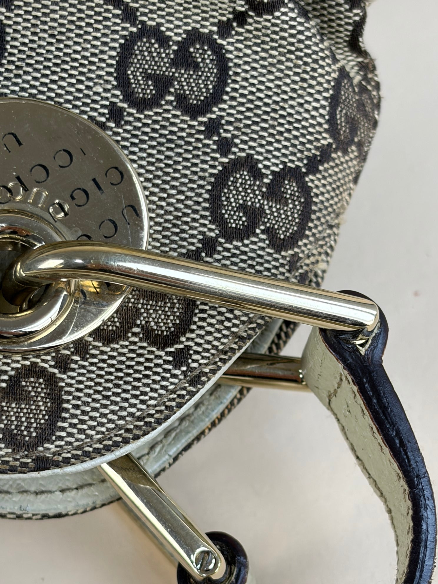 Gucci Bicolor GG Monogram Medium Eclipse Tote Bag