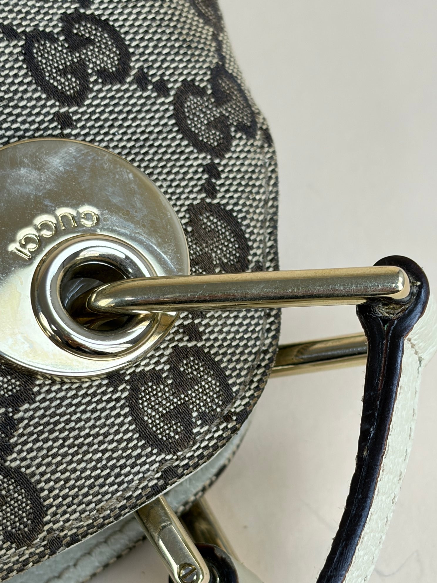 Gucci Bicolor GG Monogram Medium Eclipse Tote Bag