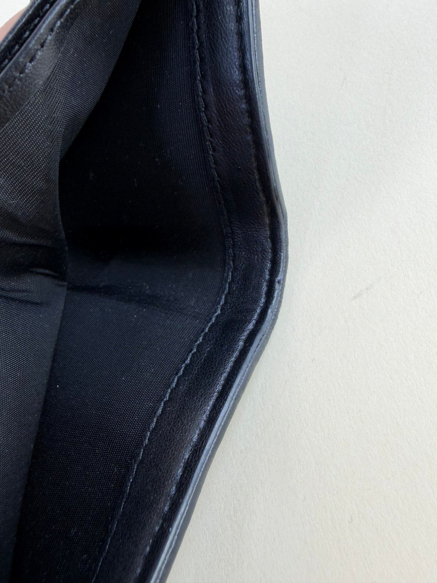 Valentino Black Toile Iconographe Small Wallet