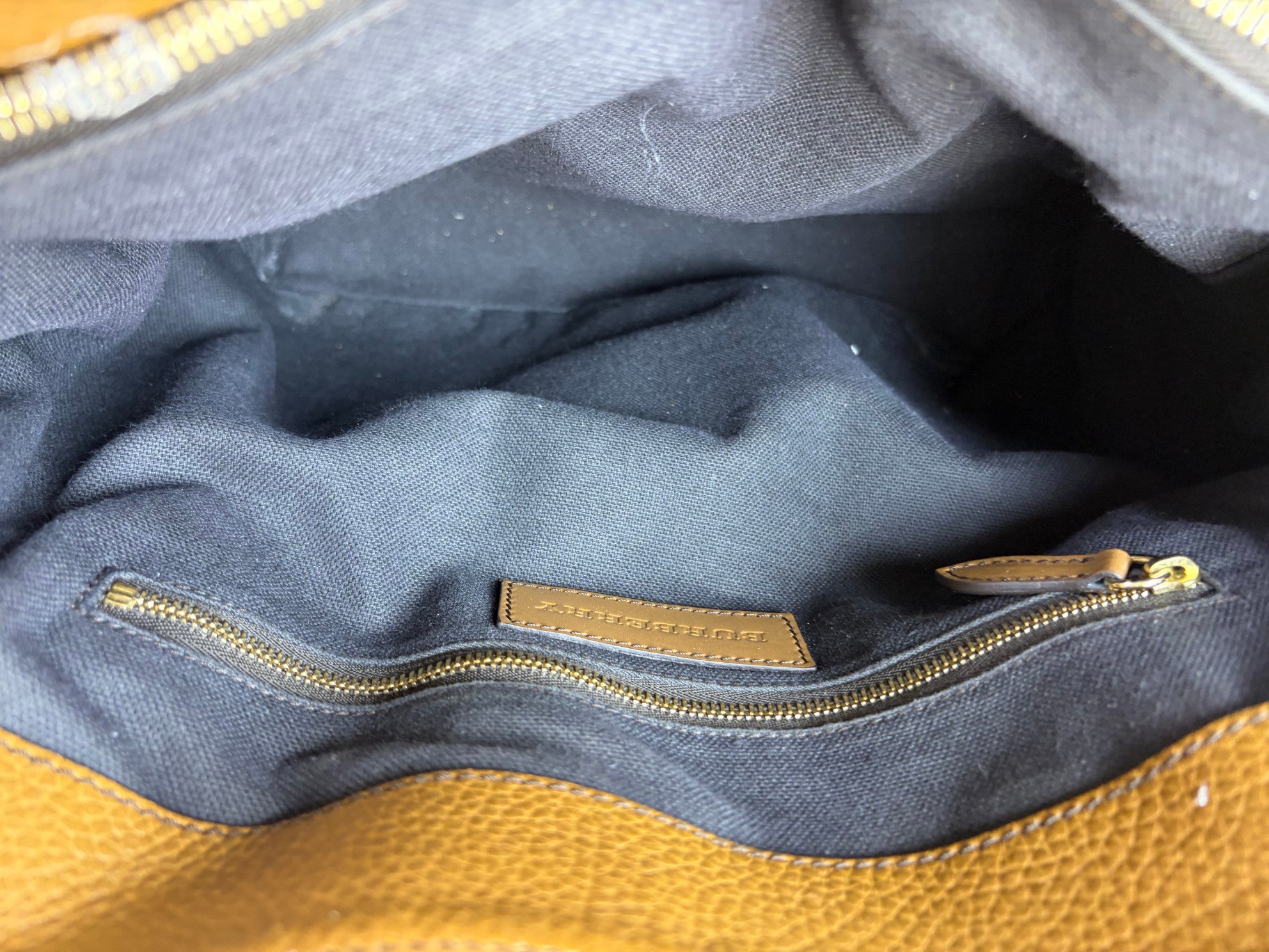 Burberry Beige Golderton Haymarket Tote Bag