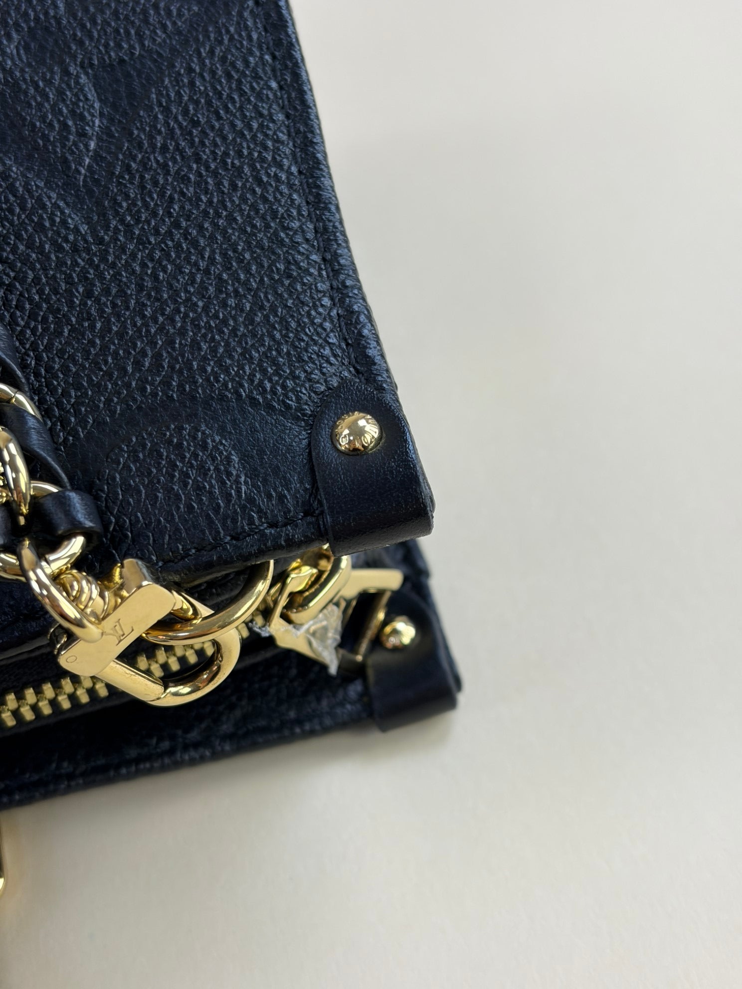 Louis Vuitton Black OnTheGo East West Empreinte with Chain and Strap