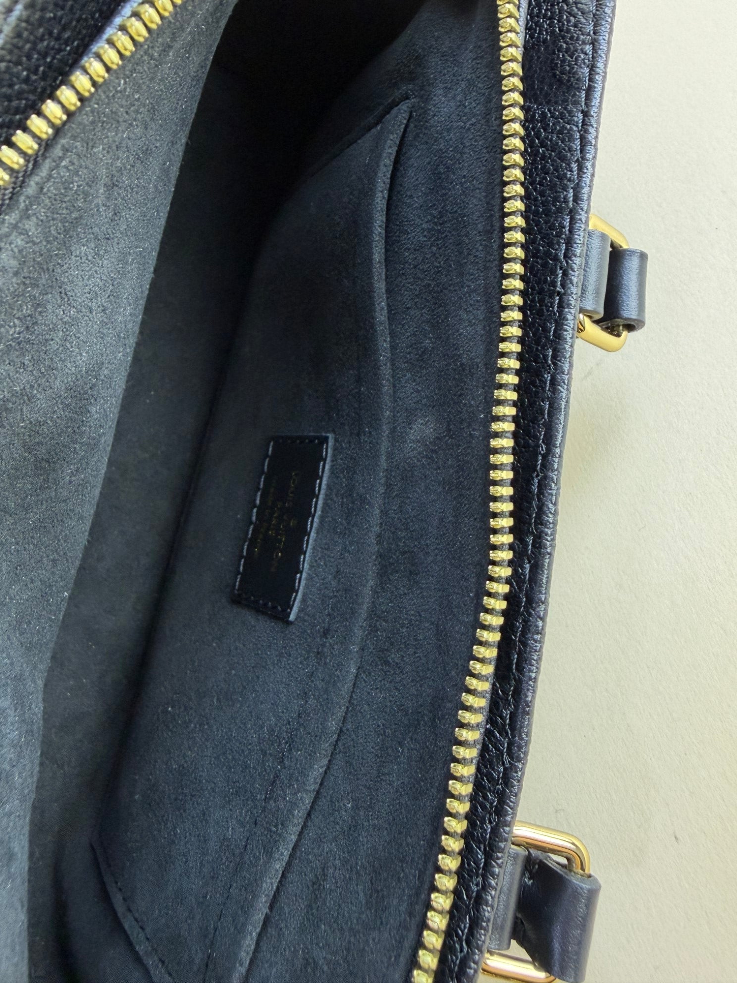 Louis Vuitton Black OnTheGo East West Empreinte with Chain and Strap