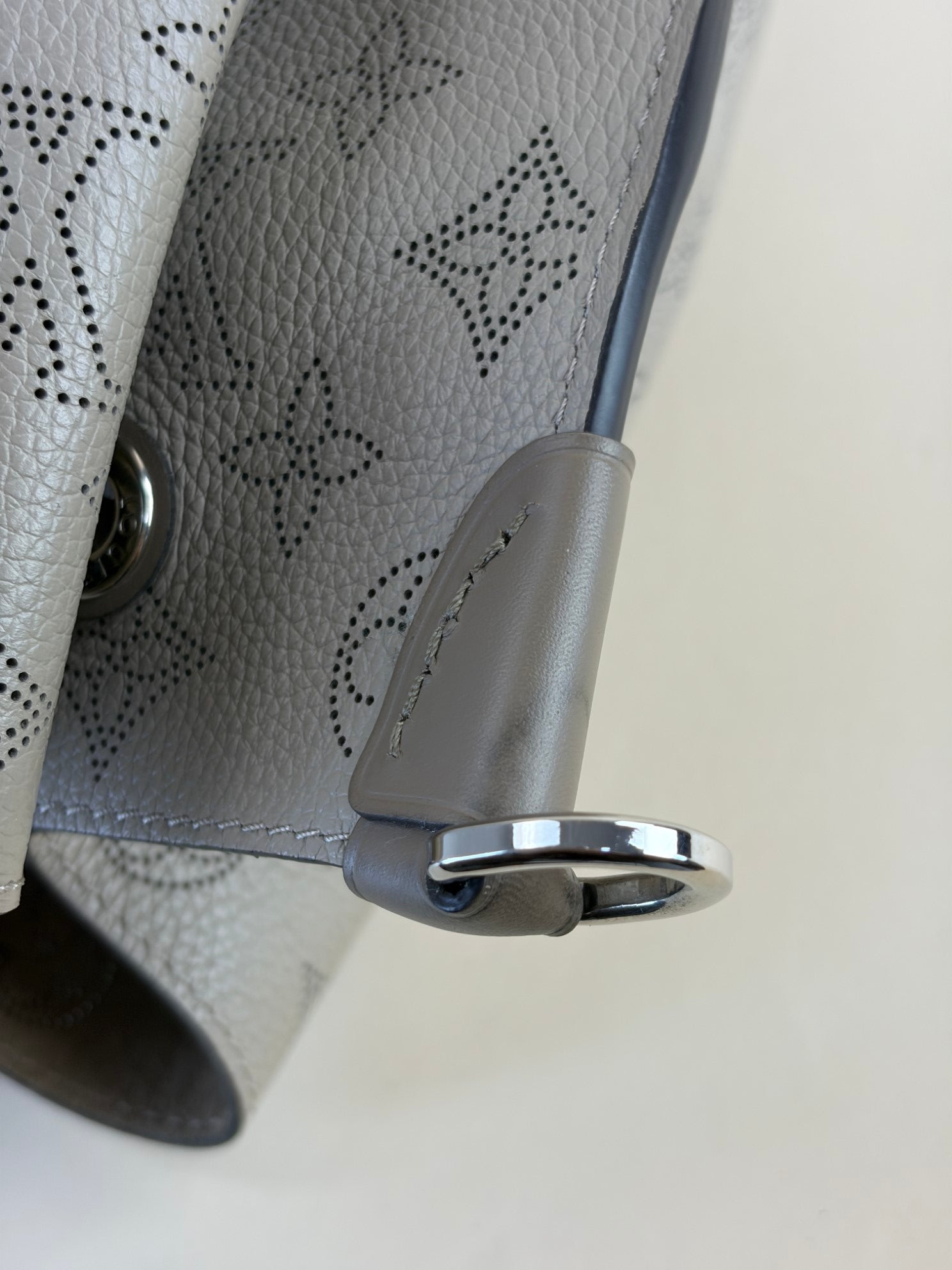 Louis Vuitton monogram Mahina calf leather maria bucket bag