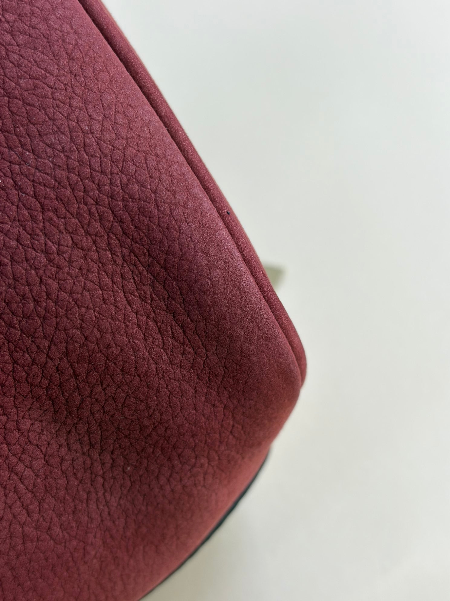 Burberry Red Shellwood Suede Buckle Flap Crossbody Bag