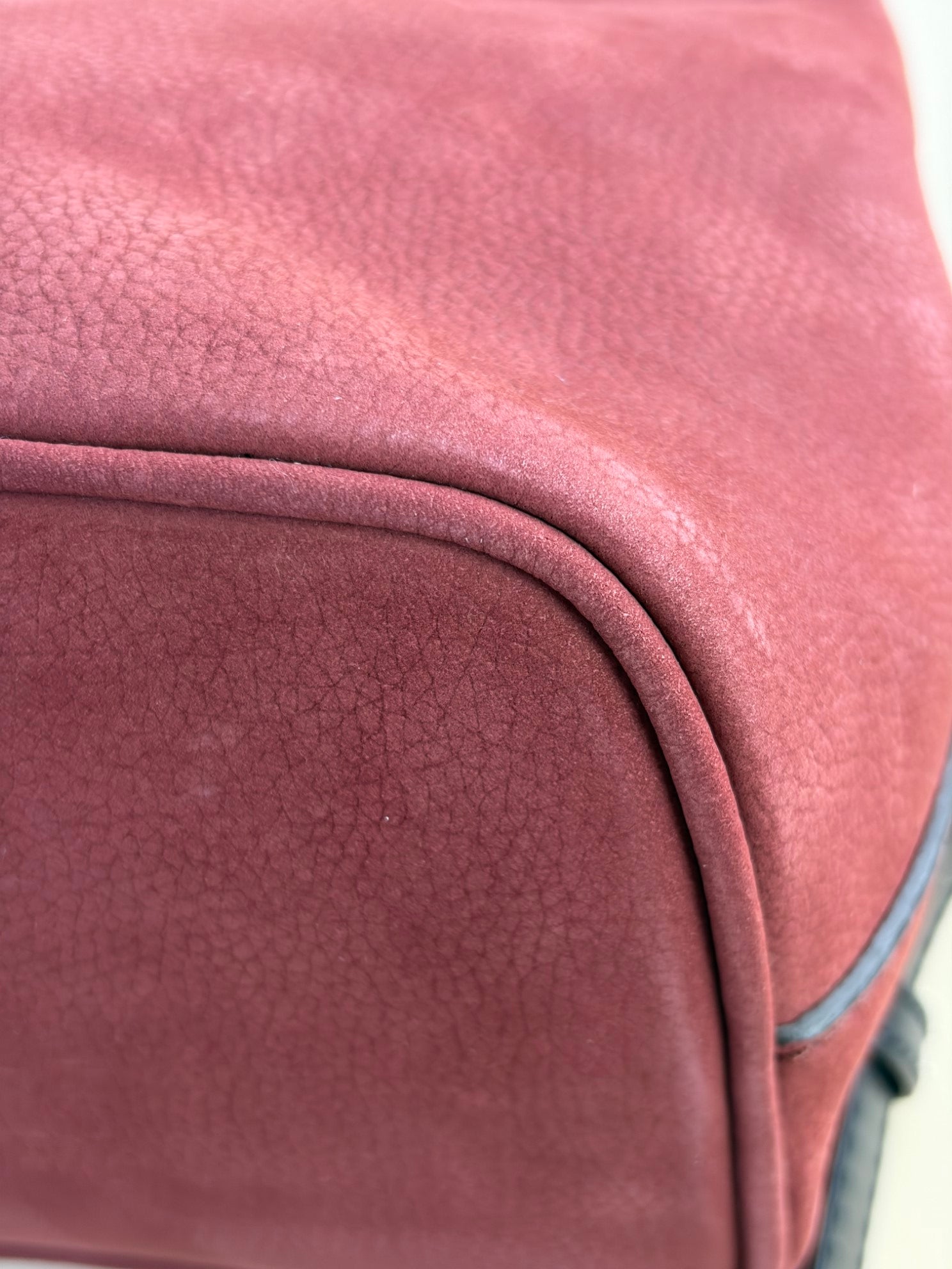 Burberry Red Shellwood Suede Buckle Flap Crossbody Bag