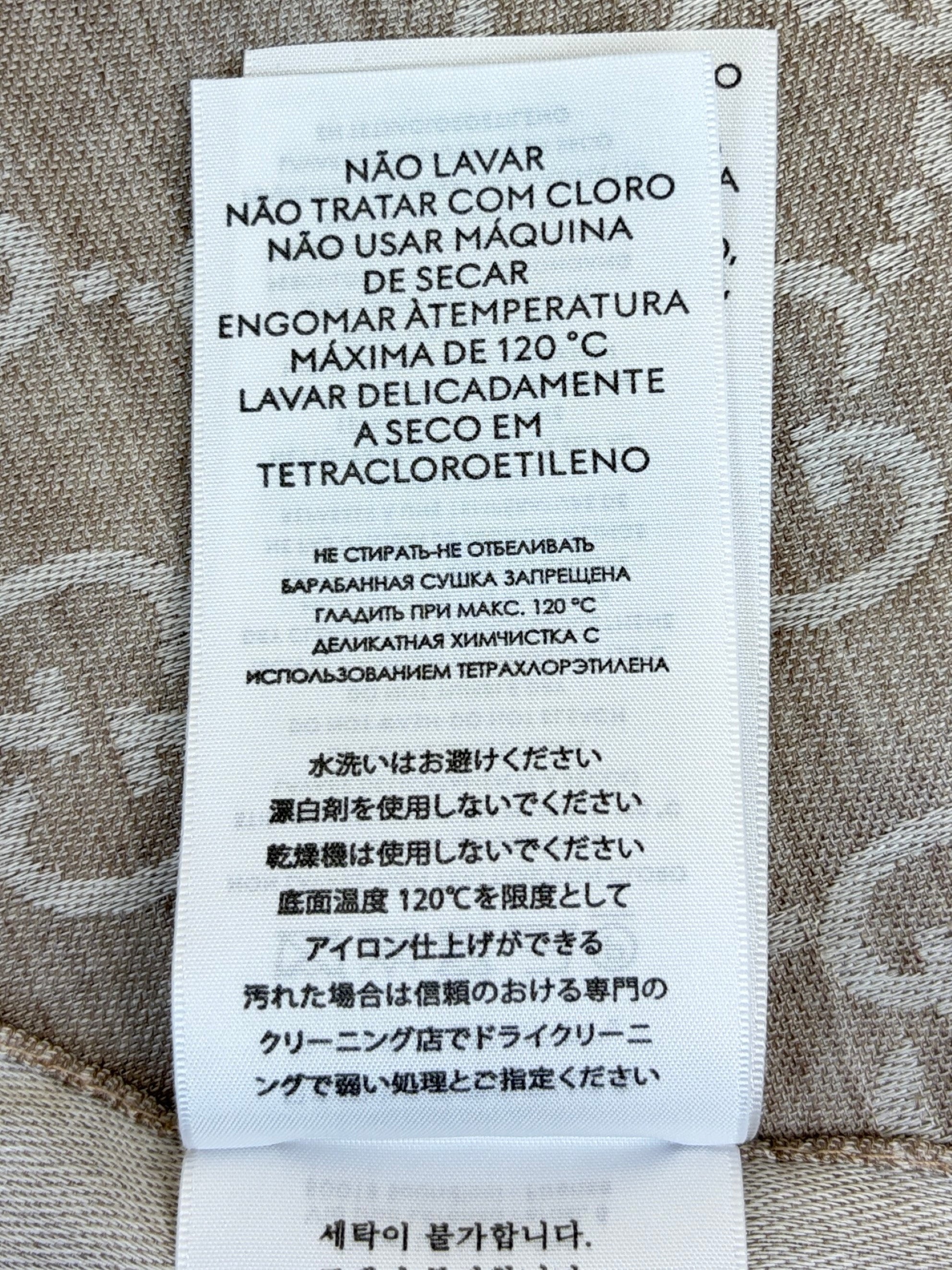 Gucci sand GG monogram Wool Scarf