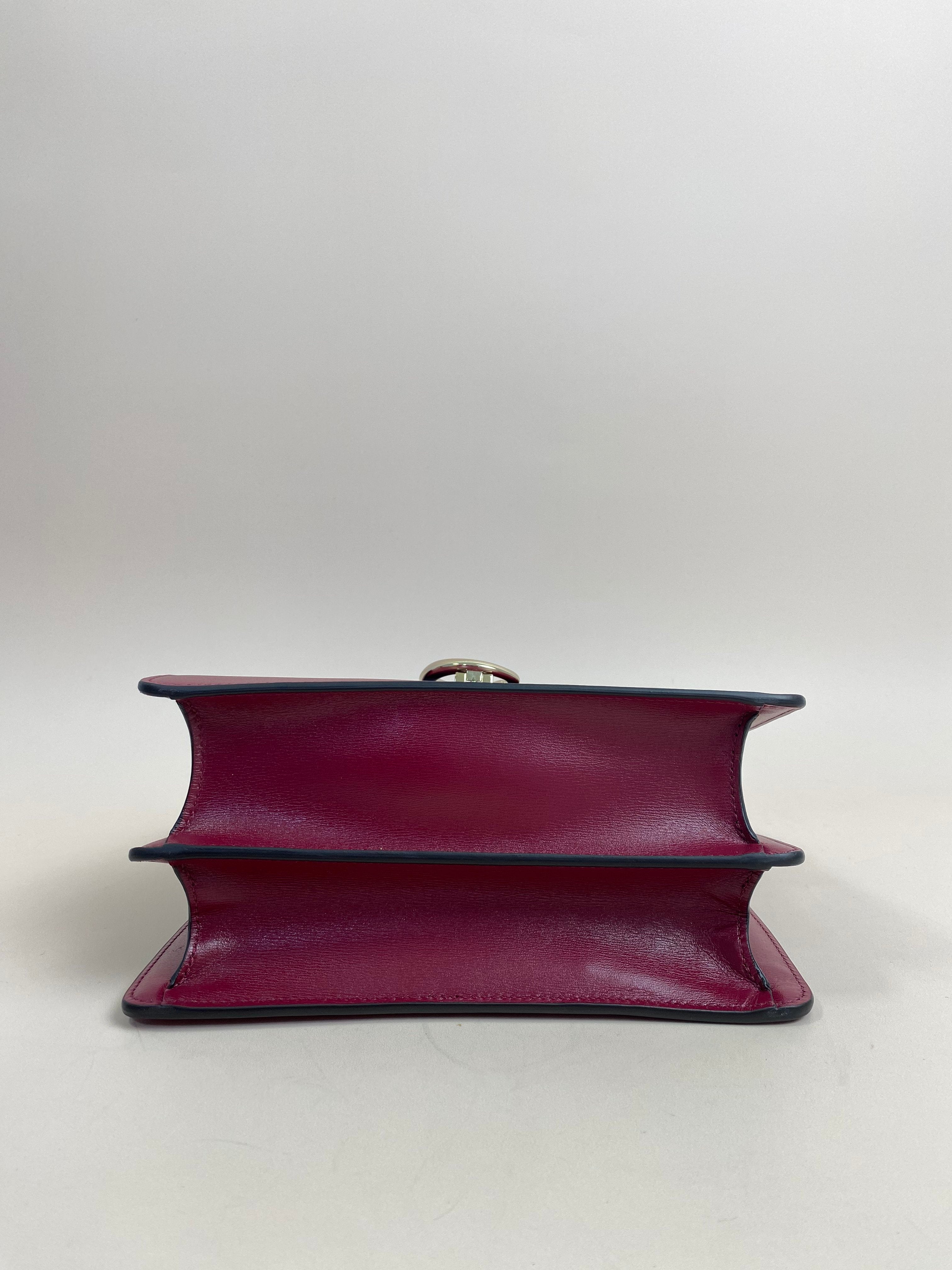 Cartier Red Small Model Panthere De Cartier Top Handle Bag