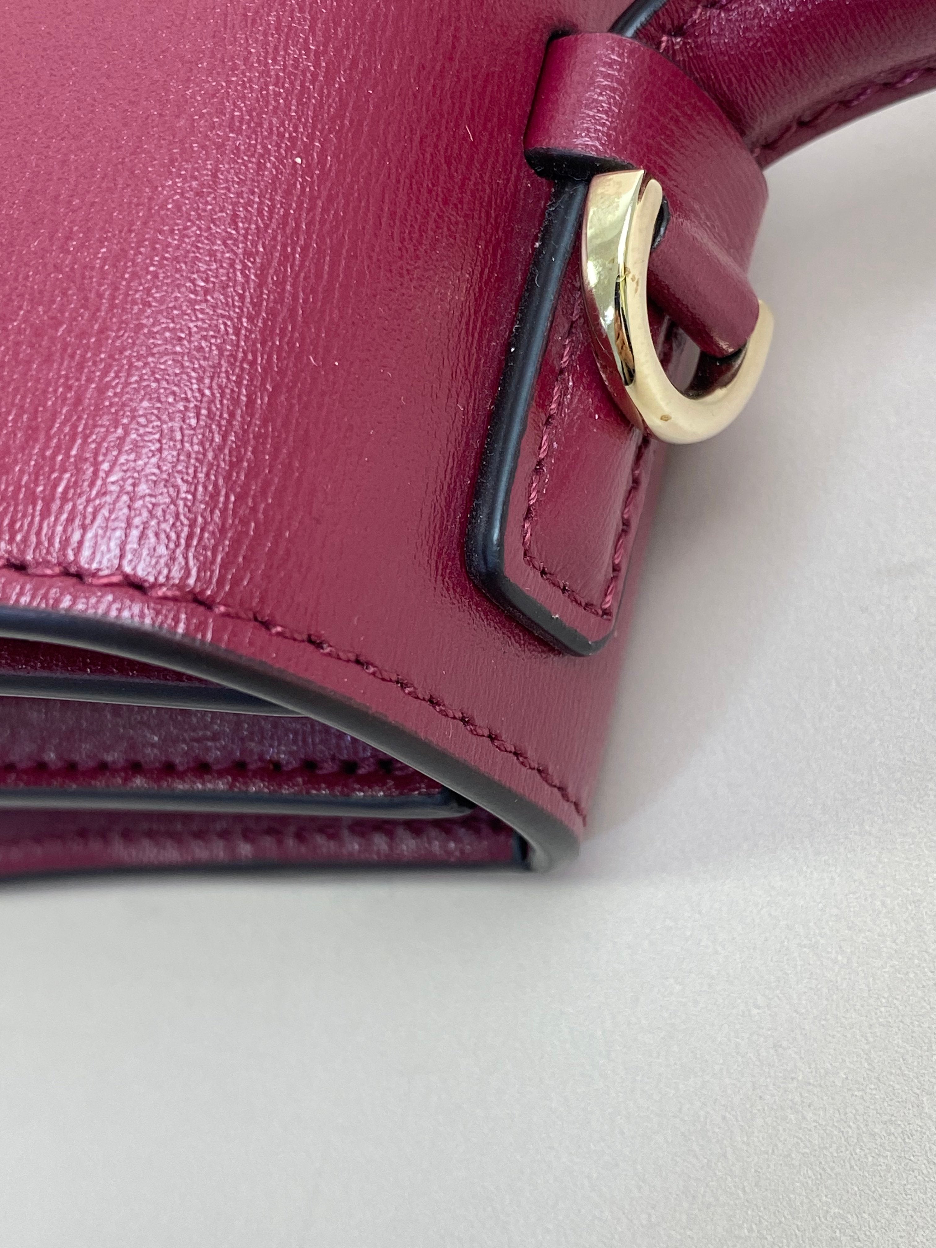 Cartier Red Small Model Panthere De Cartier Top Handle Bag