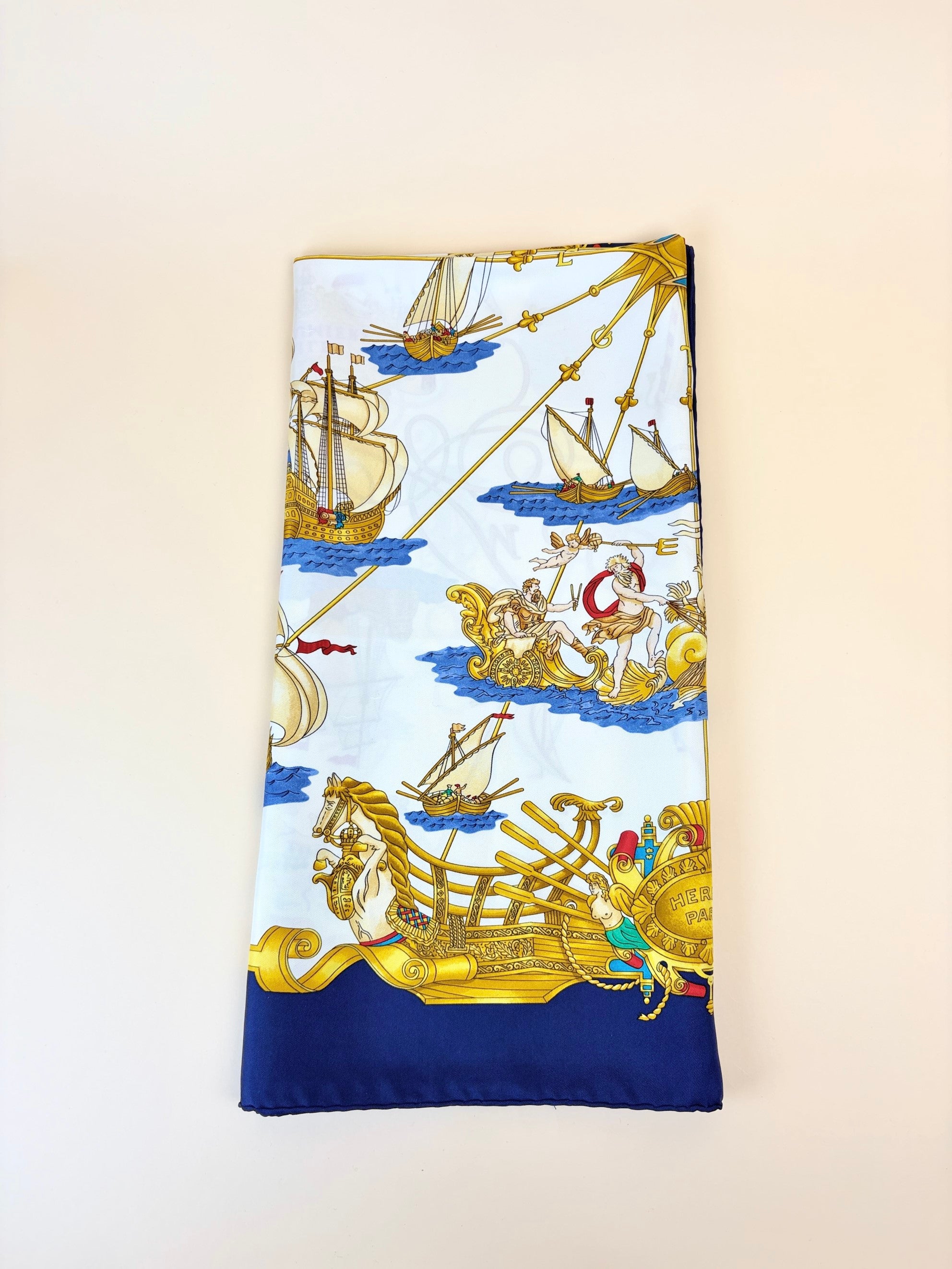 Hermes silk scarf voiles de Lumiere multi color