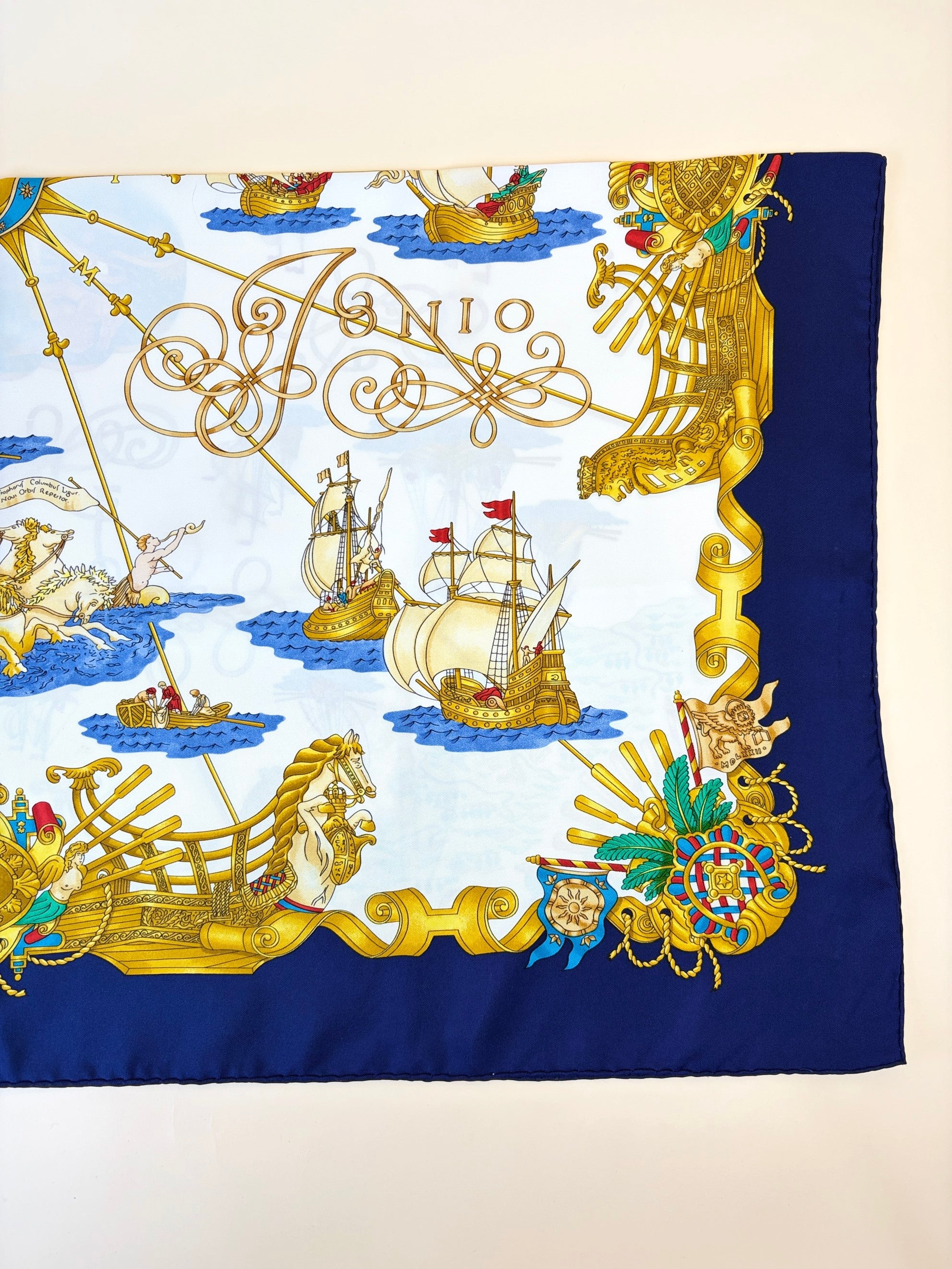 Hermes silk scarf voiles de Lumiere multi color