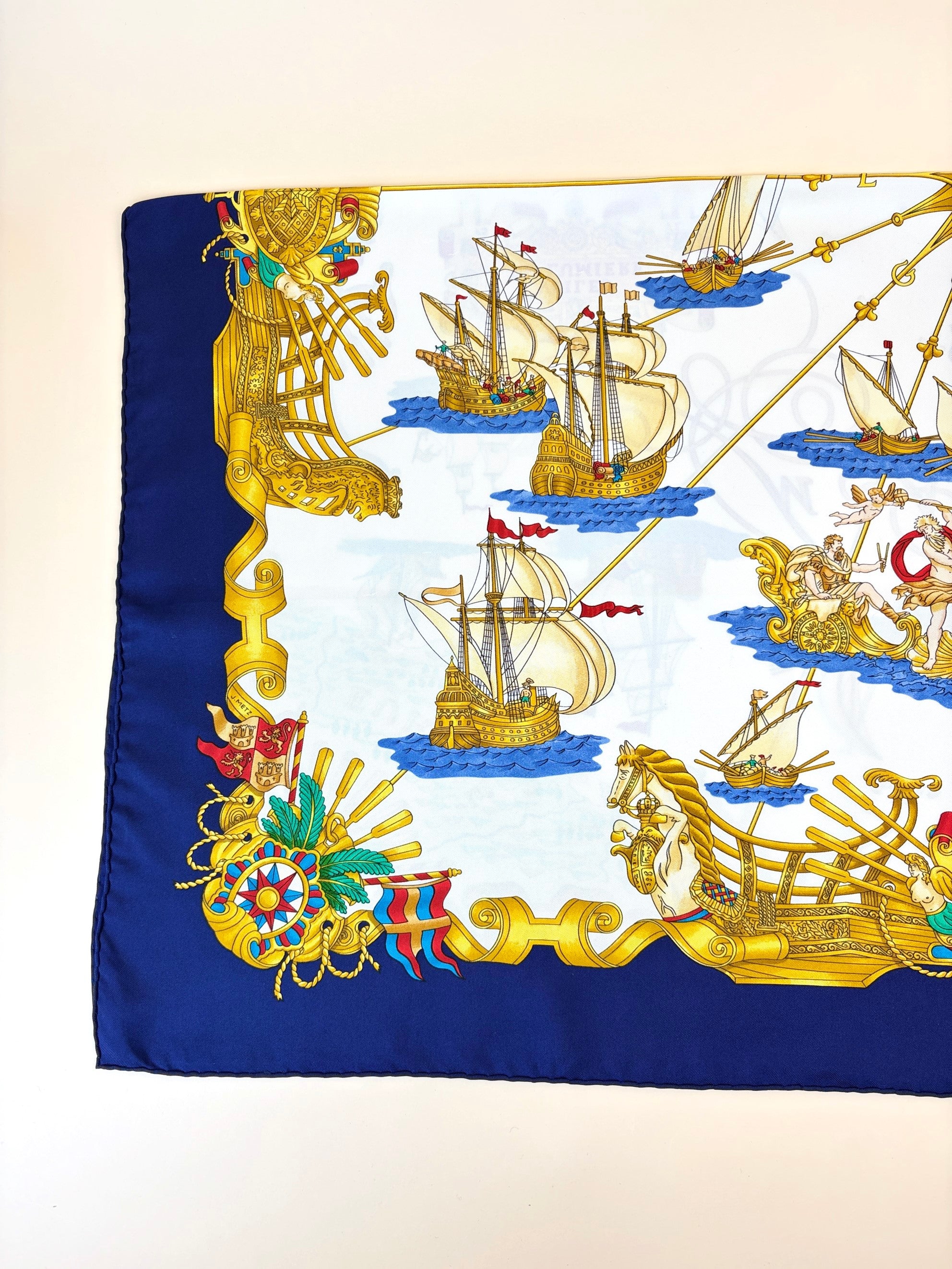 Hermes silk scarf voiles de Lumiere multi color