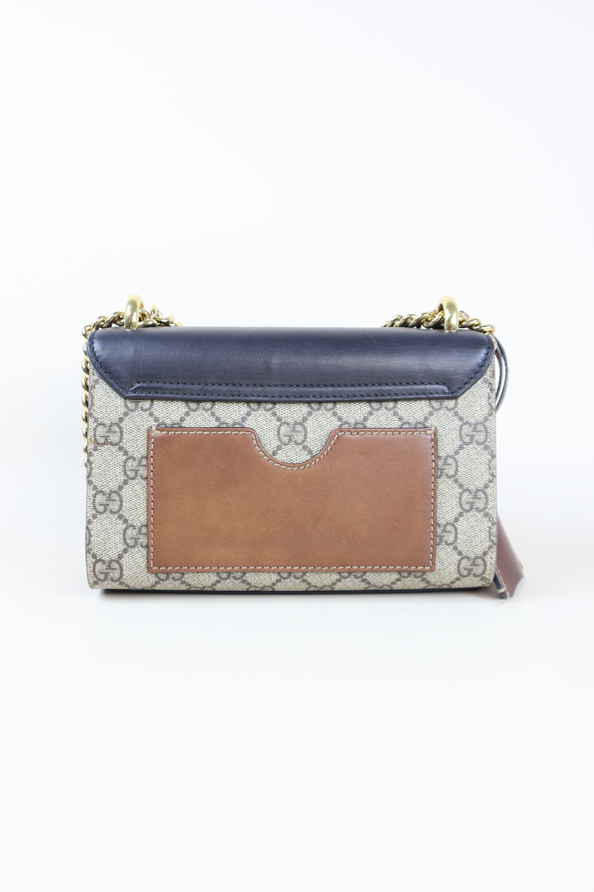 Gucci Tricolor GG Small Padlock Bag