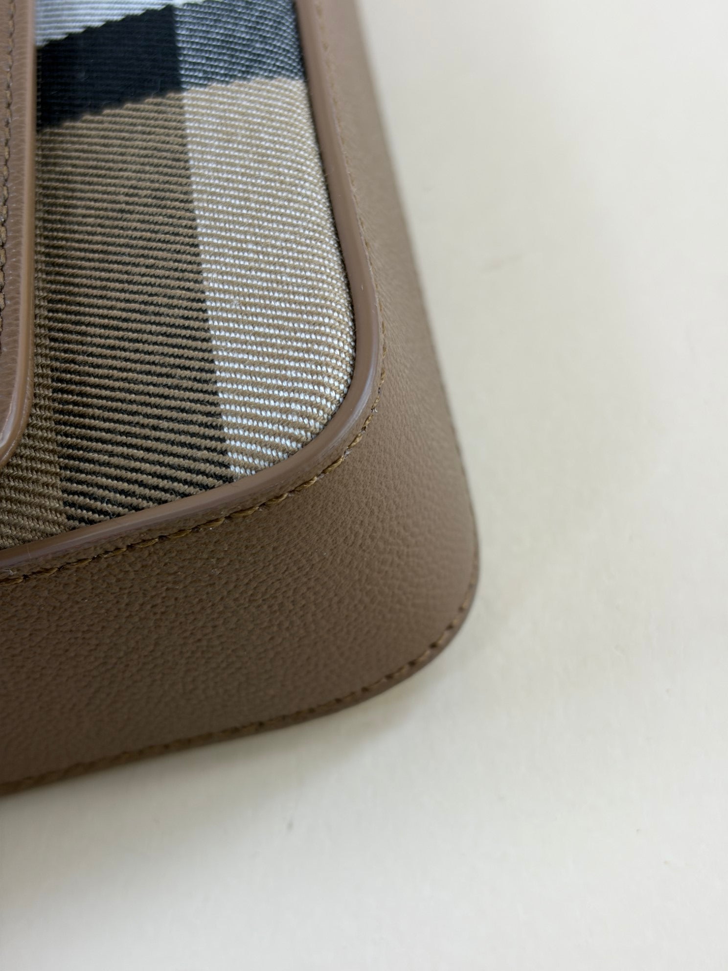 Burberry Brown New Hampshire House Check Crossbody Bag