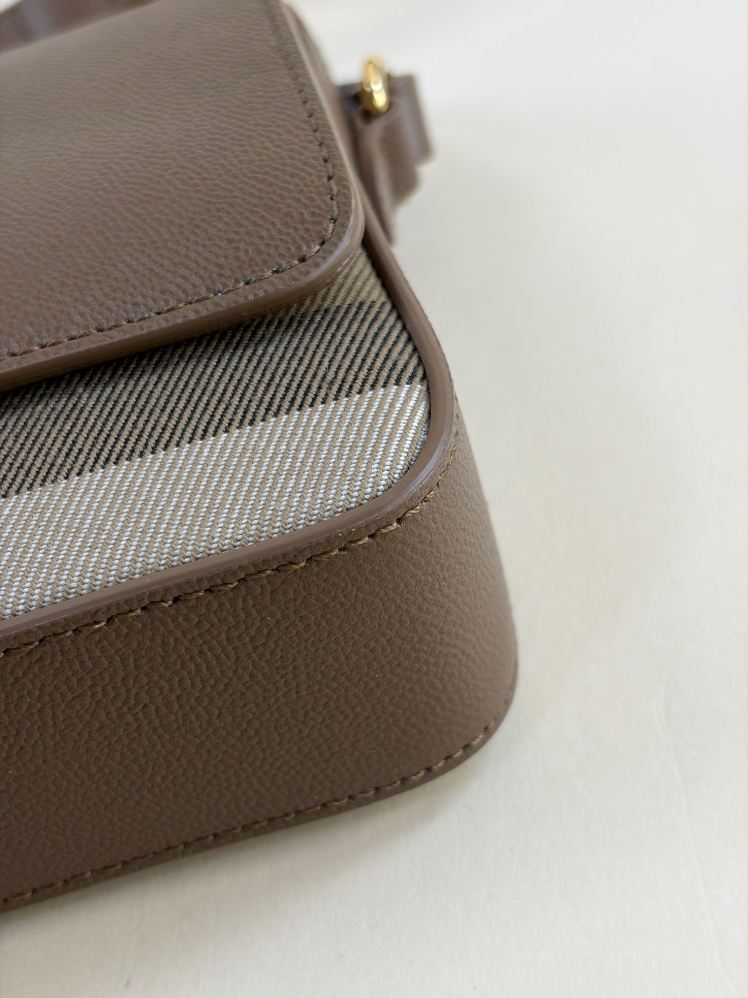 Burberry Brown New Hampshire House Check Crossbody Bag