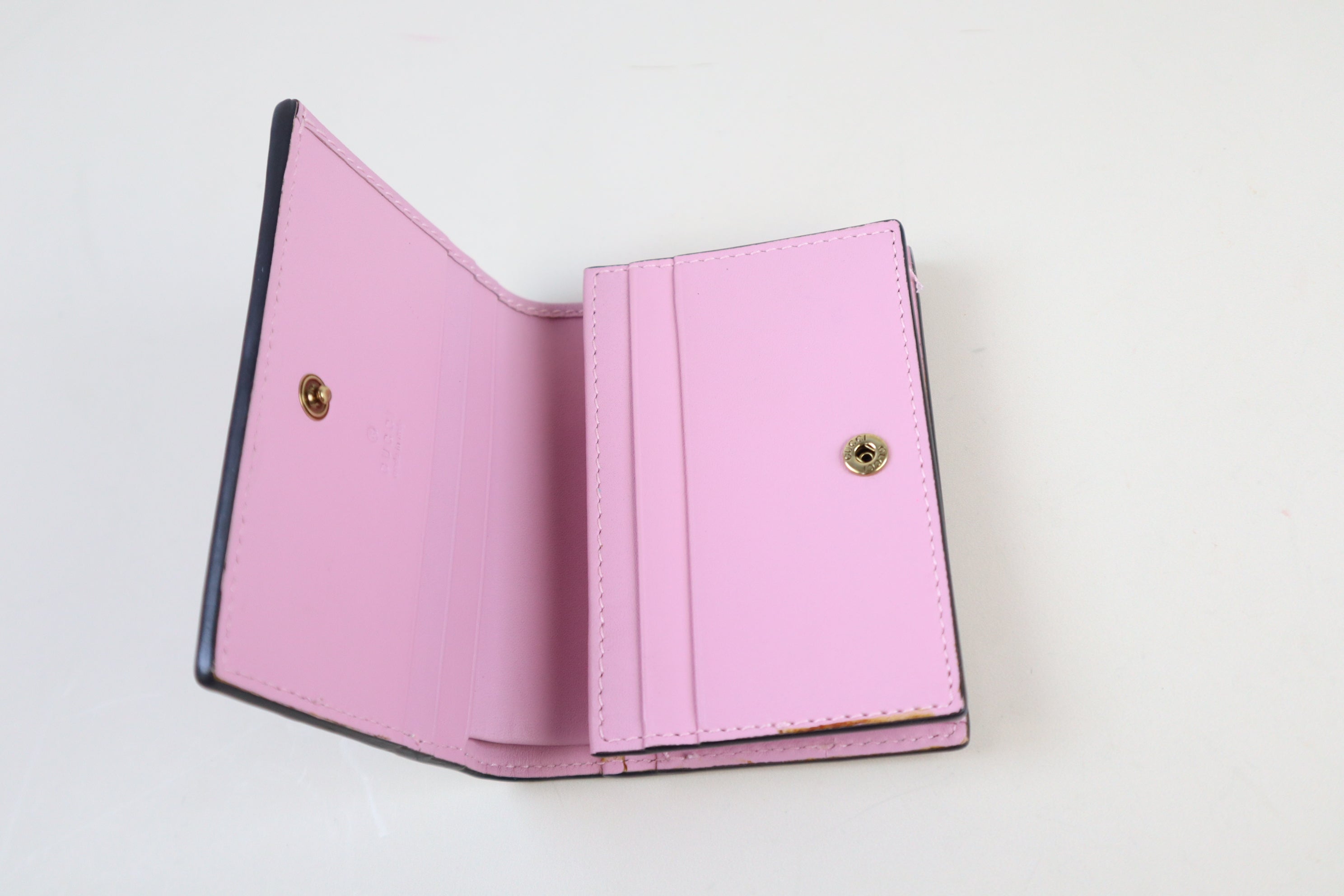 Gucci Tricolor Queen Bee Card Case