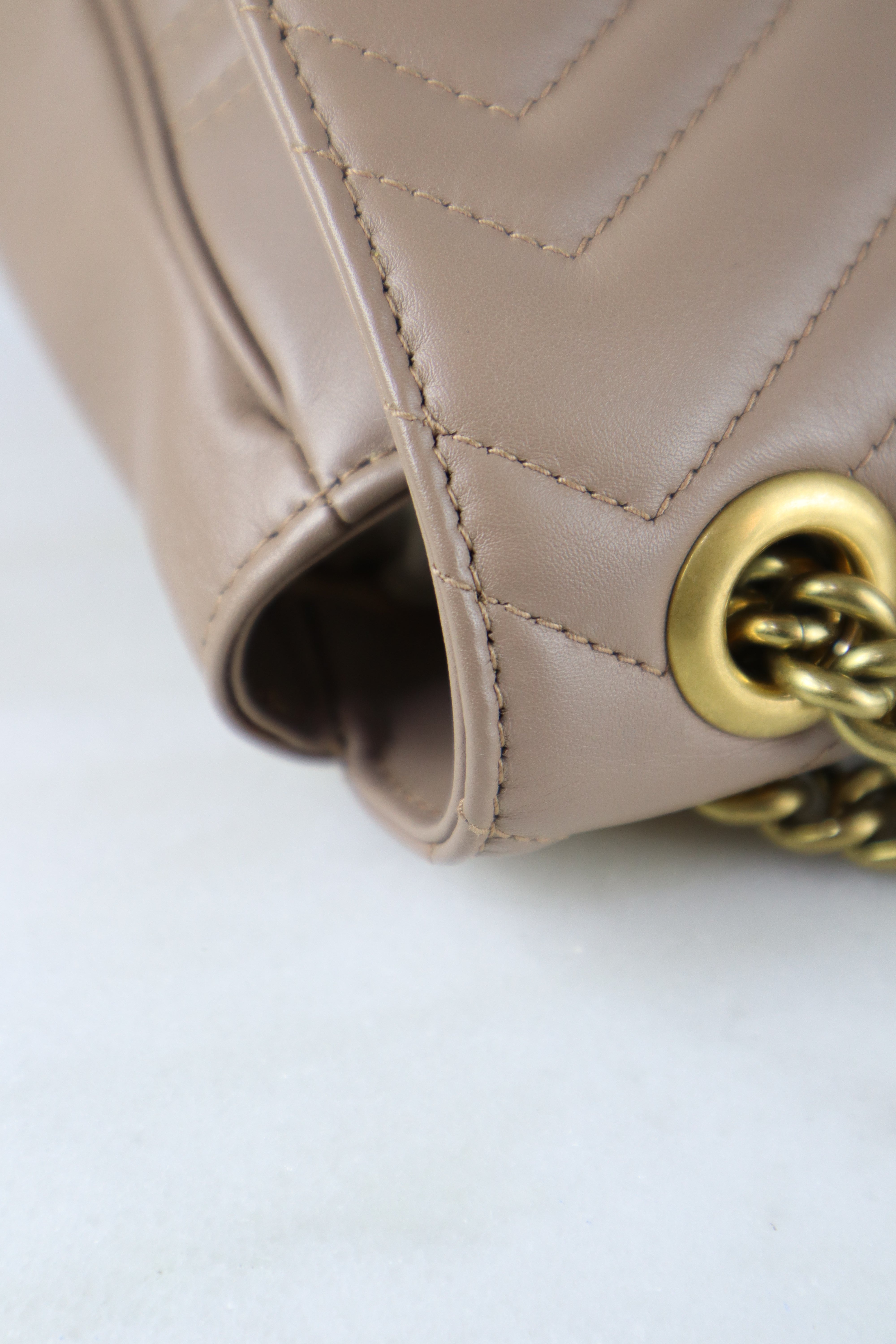 Gucci Nude GG Marmont Large Bag