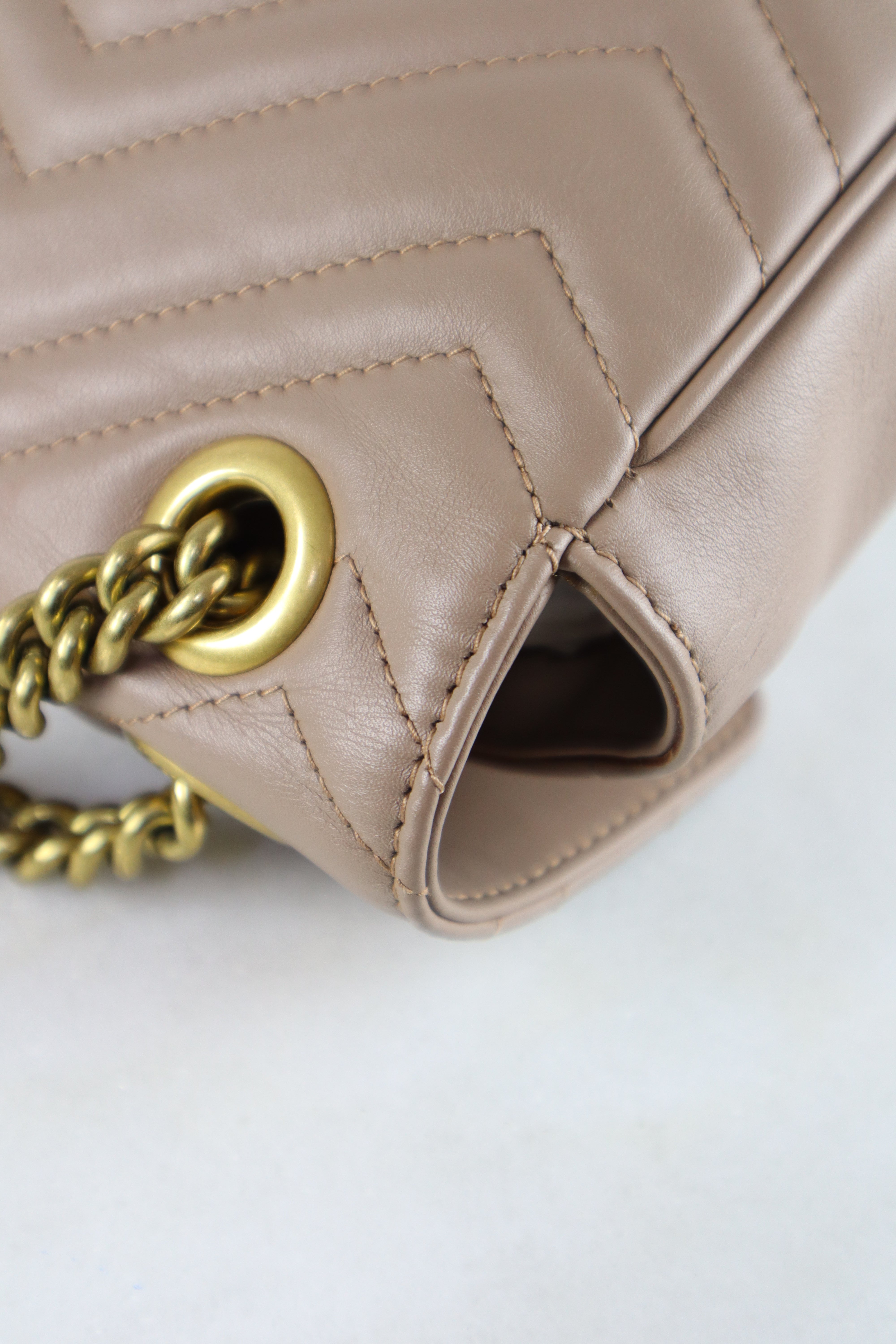 Gucci Nude GG Marmont Large Bag
