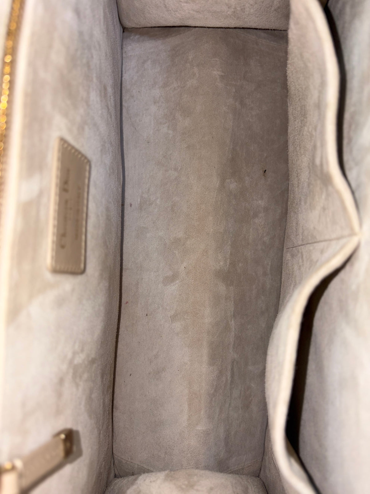 Christian Dior powder beige  macrocannage calfskin Dior book tote bag