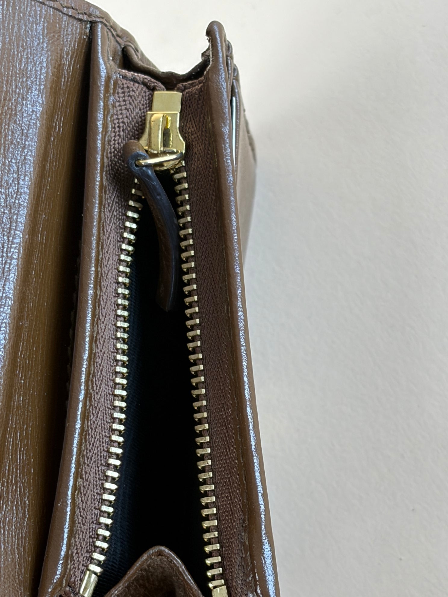 Gucci small gg and brown leather Horsebit wallet-Wallet-Gucci-The Closet Egypt