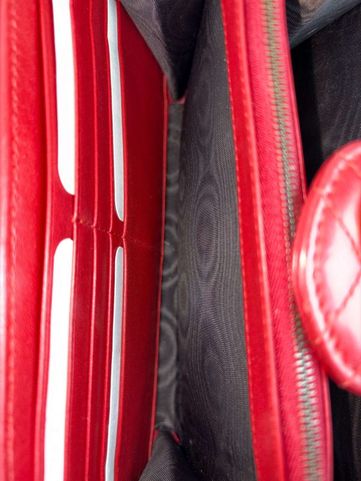 Gucci red Marmont wallet Bag