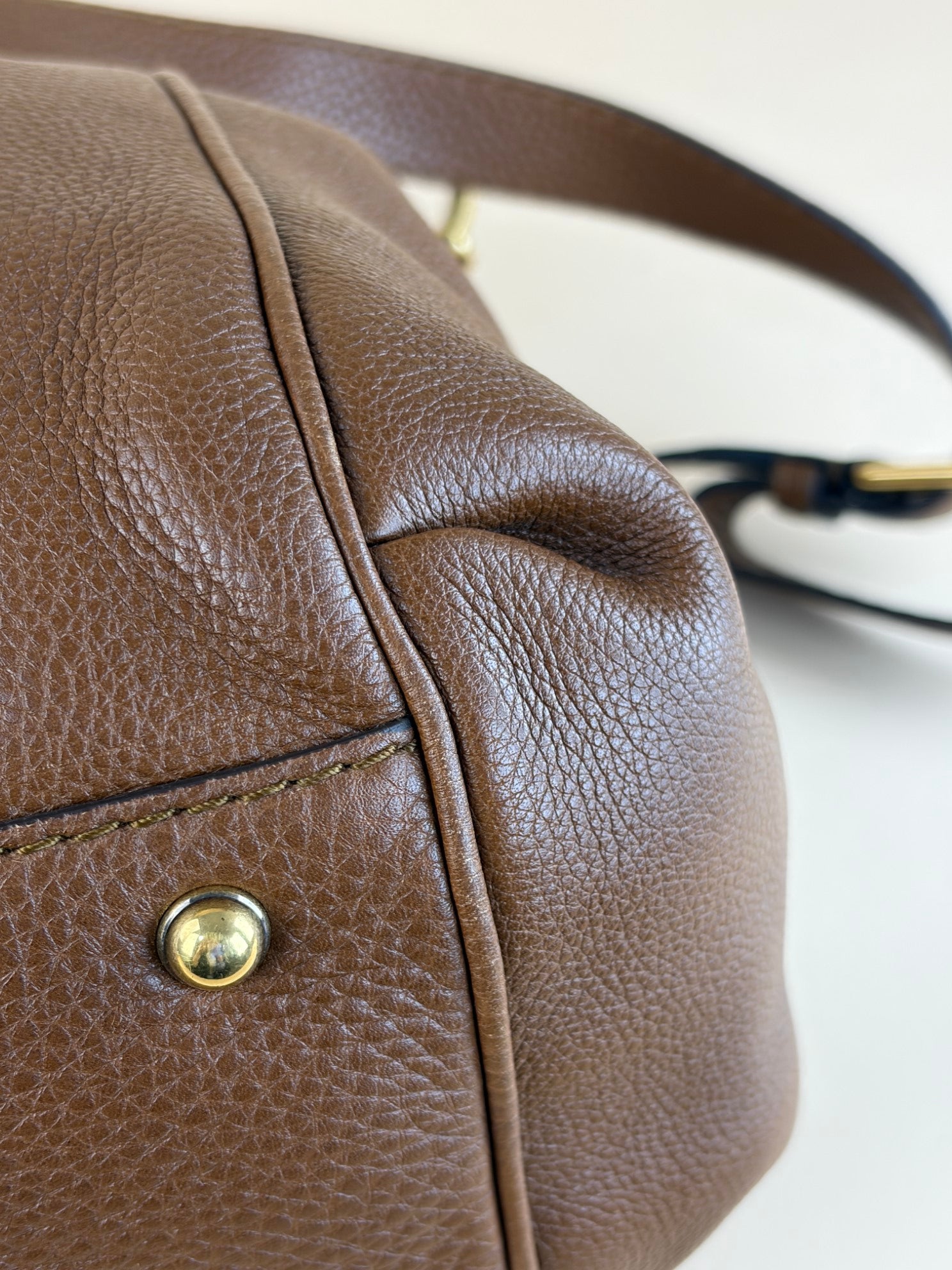 GUCCI ride medium top handle brown-shoulder bag-Gucci-The Closet Egypt