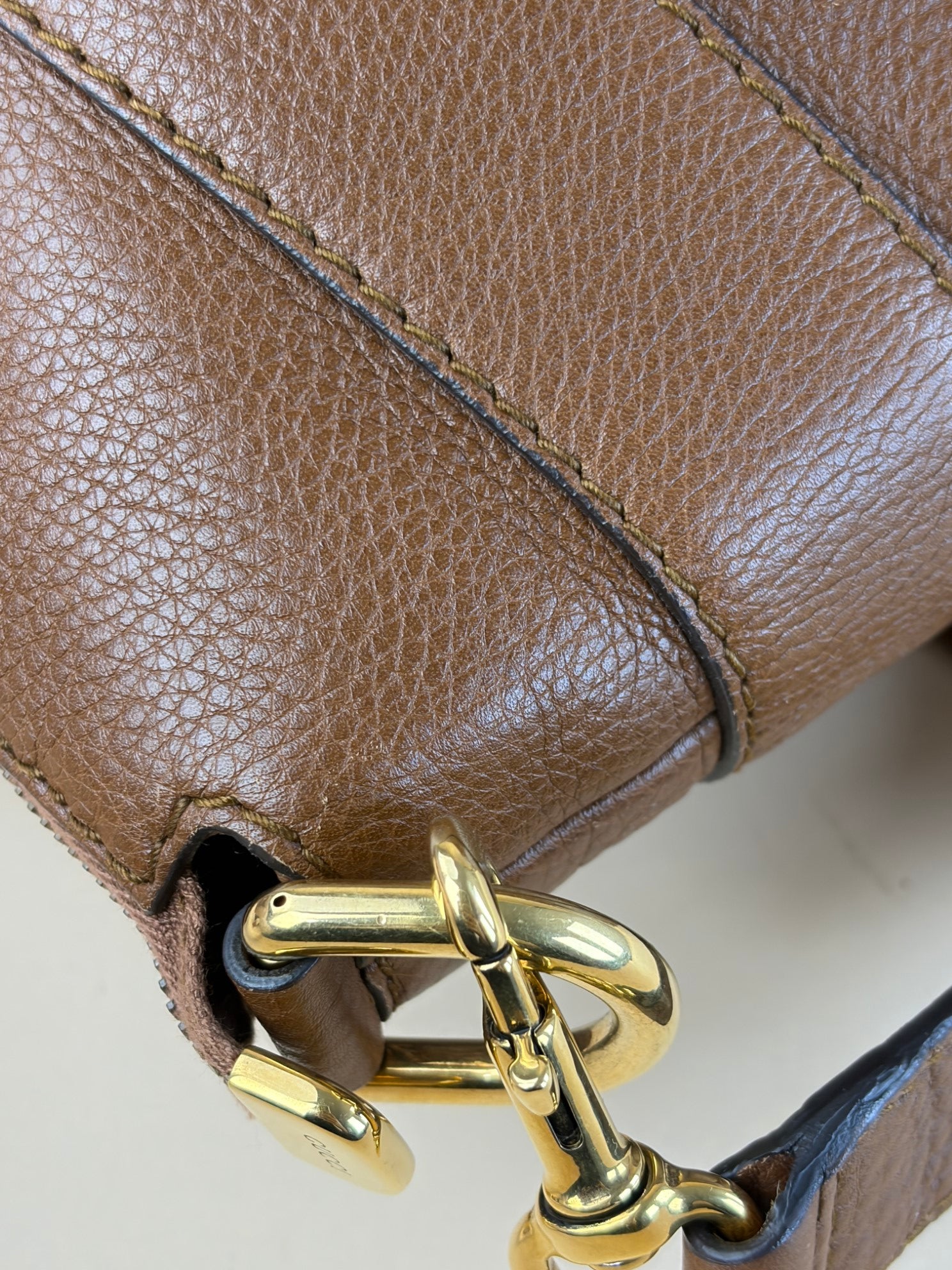 GUCCI ride medium top handle brown-shoulder bag-Gucci-The Closet Egypt