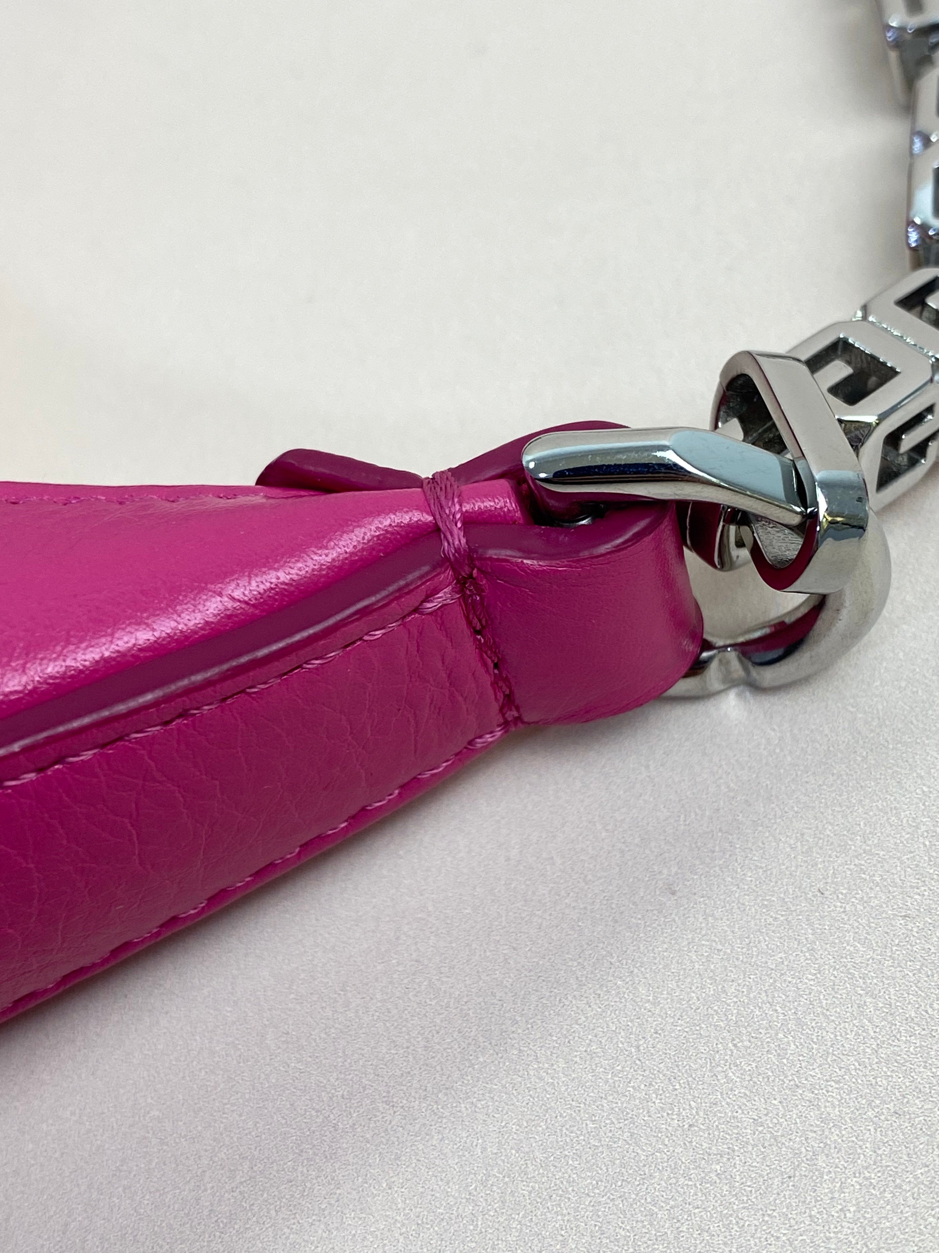 Givenchy Hot Pink Moon Cut Out Mini Crossbody Bag