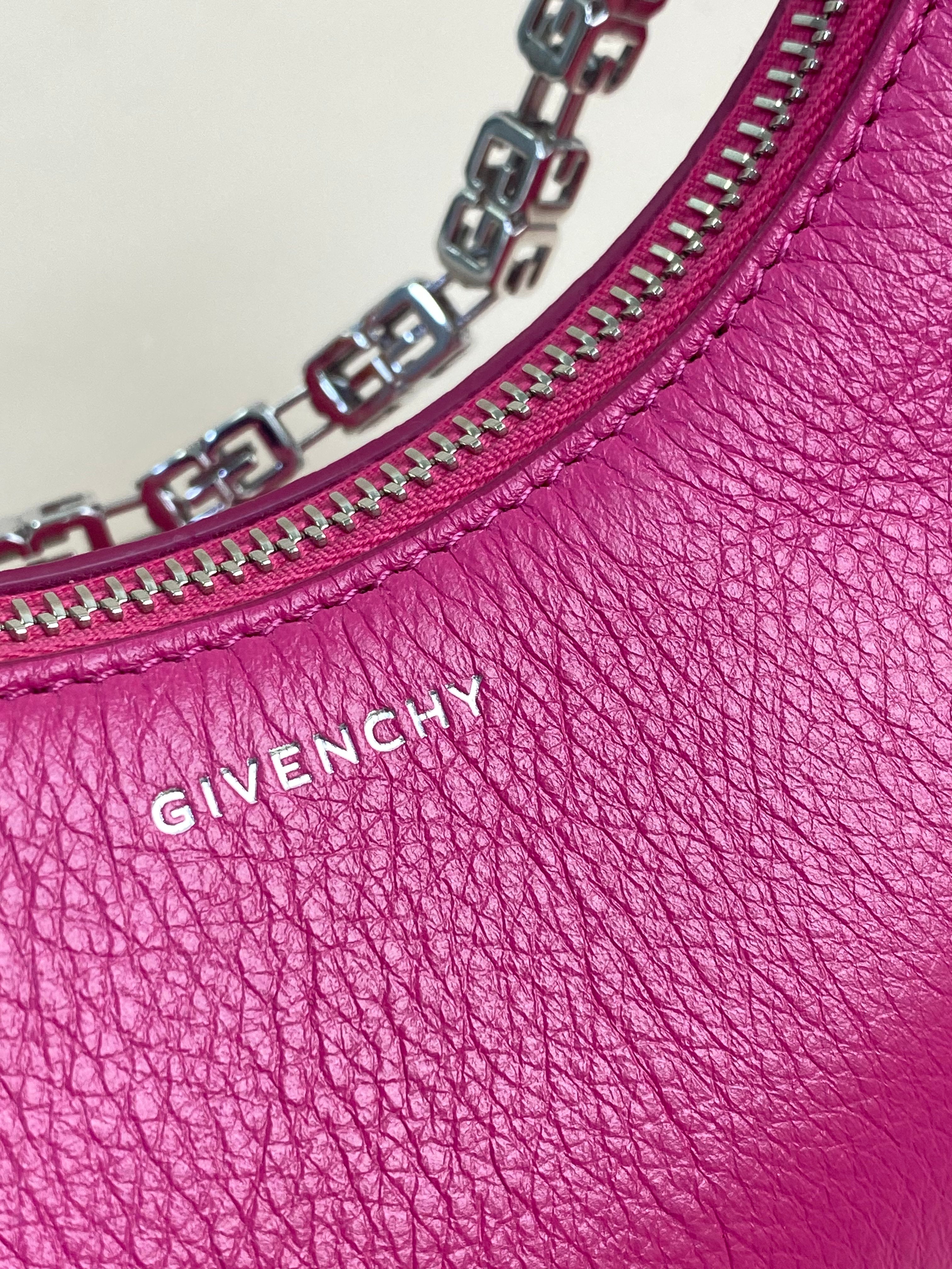 Givenchy Hot Pink Moon Cut Out Mini Crossbody Bag