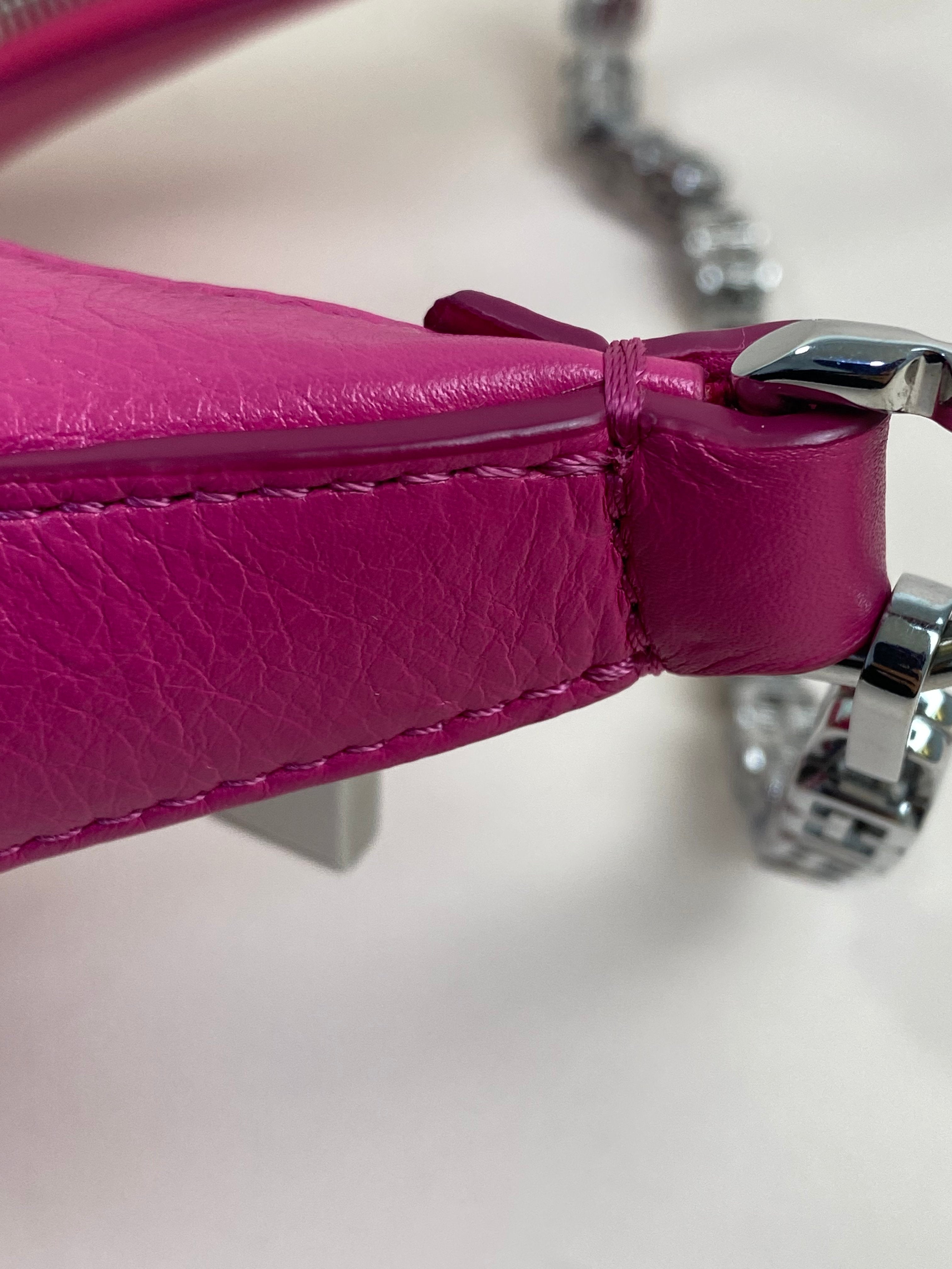 Givenchy Hot Pink Moon Cut Out Mini Crossbody Bag
