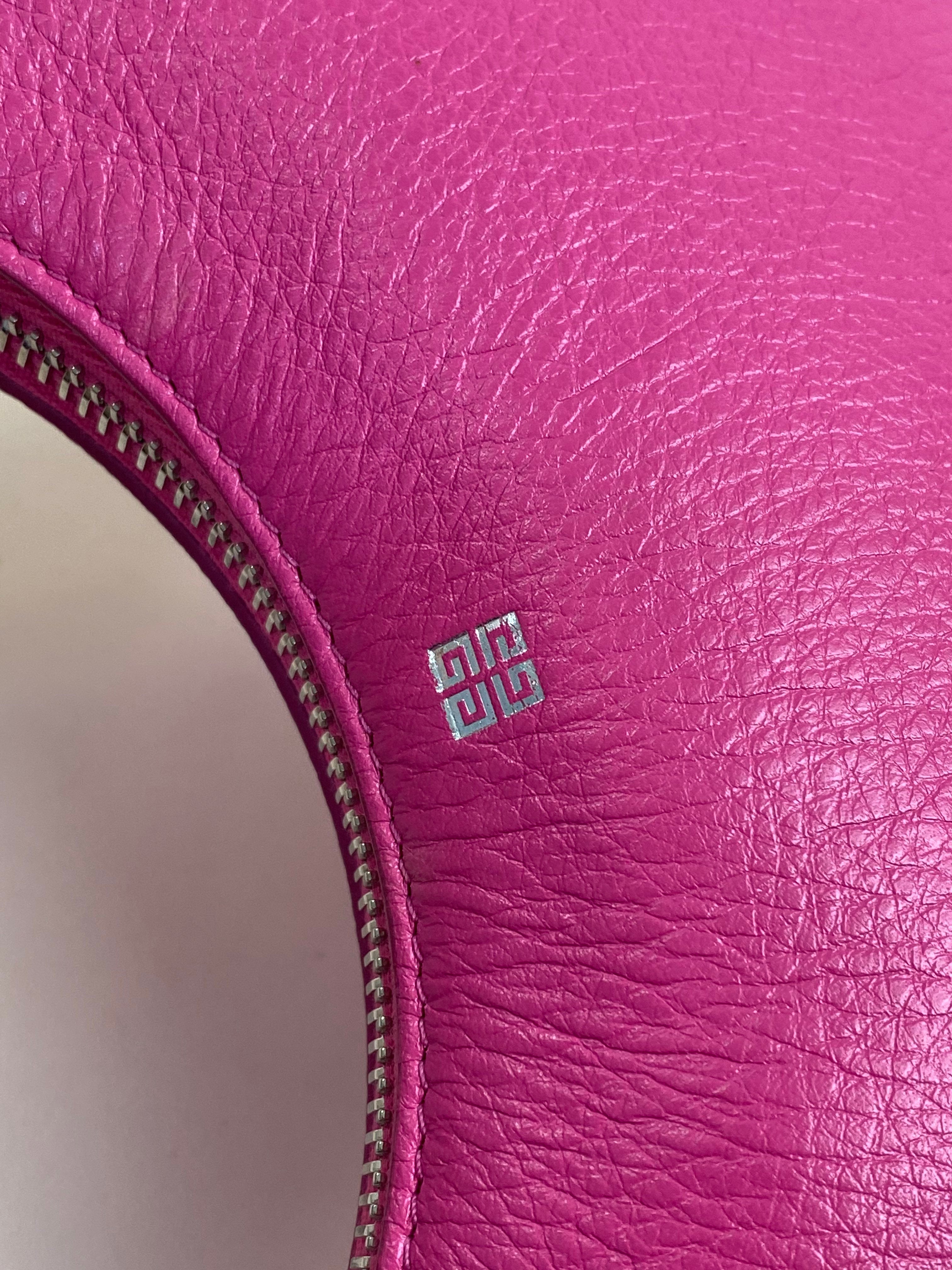 Givenchy Hot Pink Moon Cut Out Mini Crossbody Bag