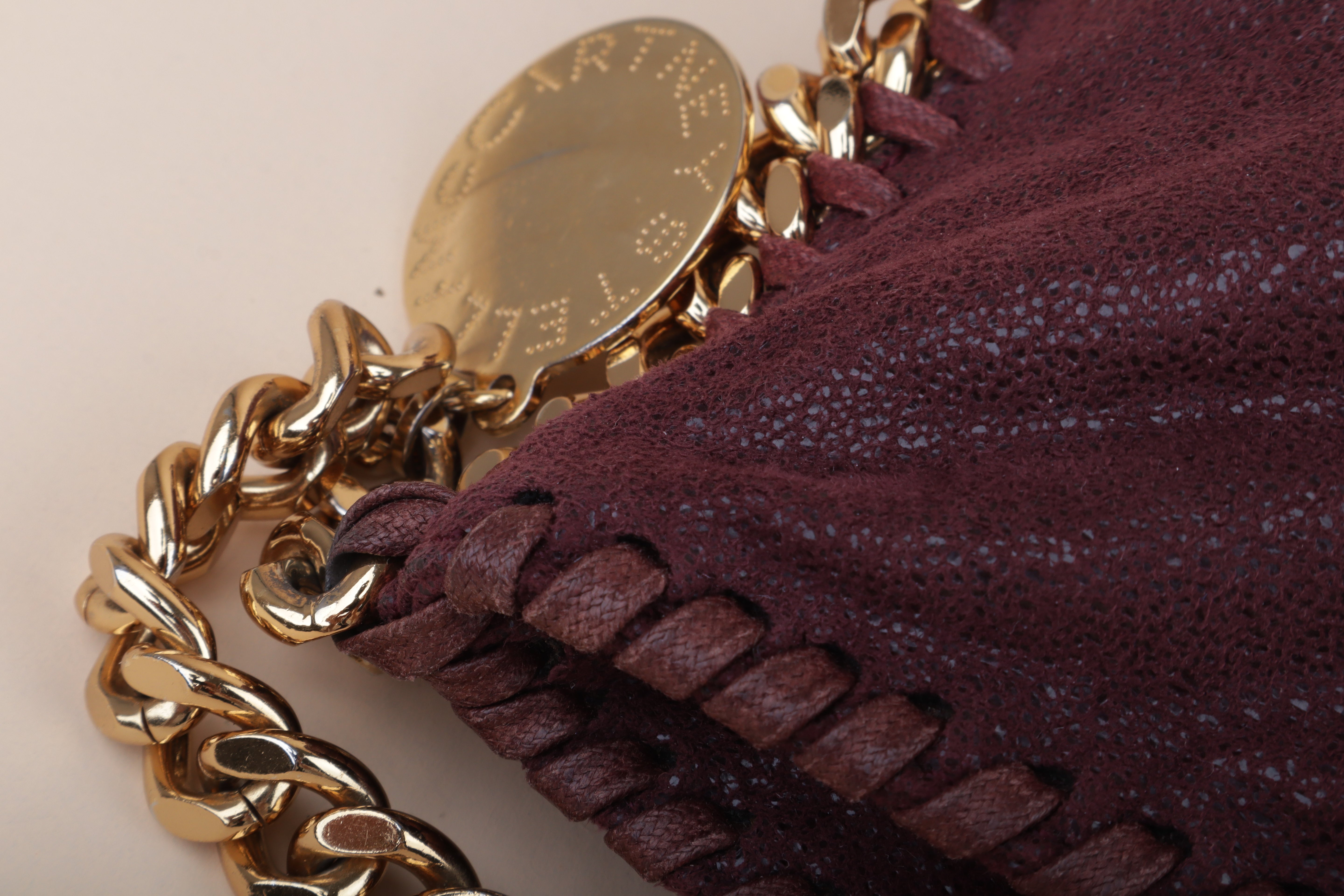 Stella Mccartney Burgundy Plum Falabella Bag