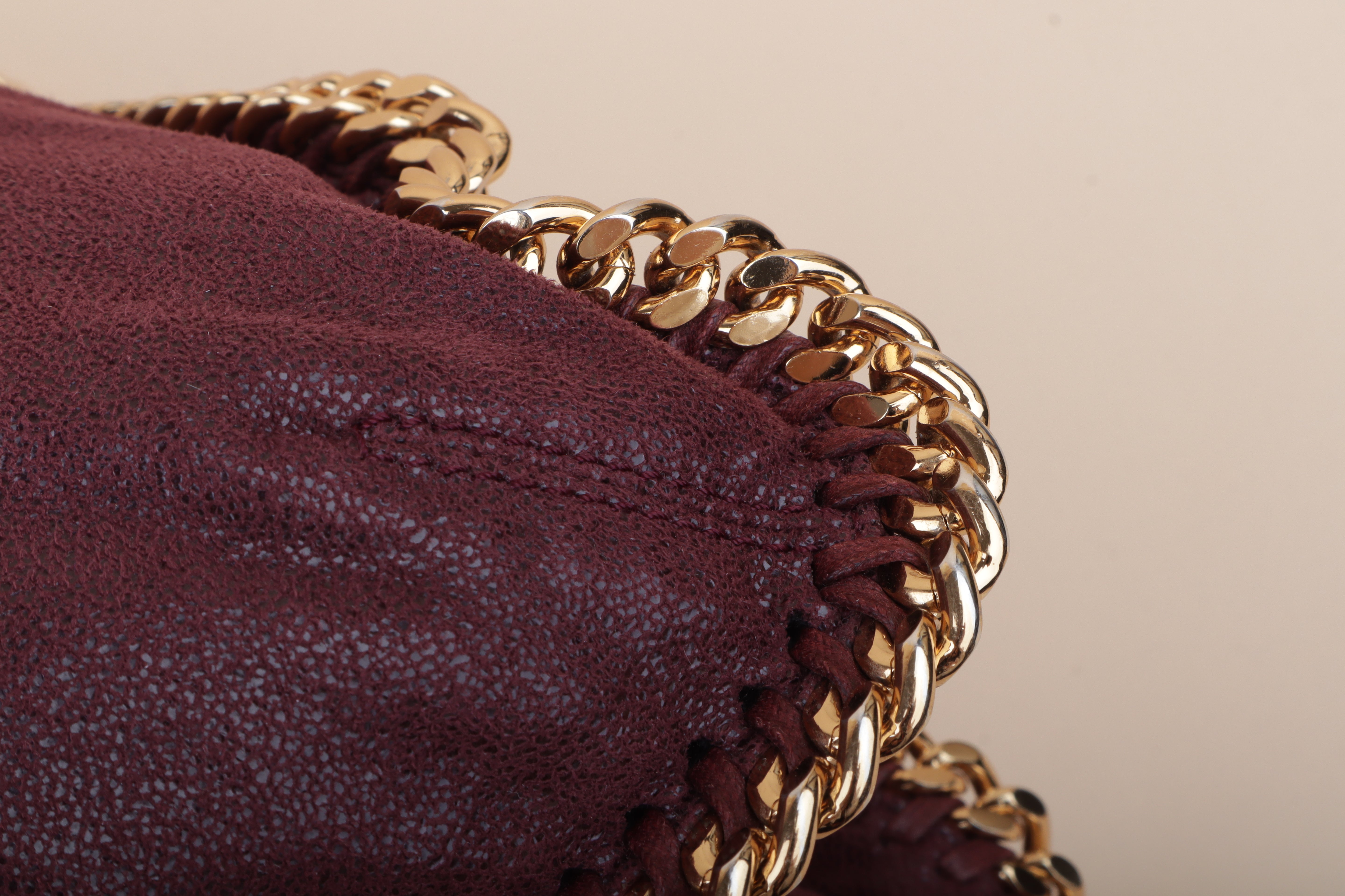 Stella Mccartney Burgundy Plum Falabella Bag