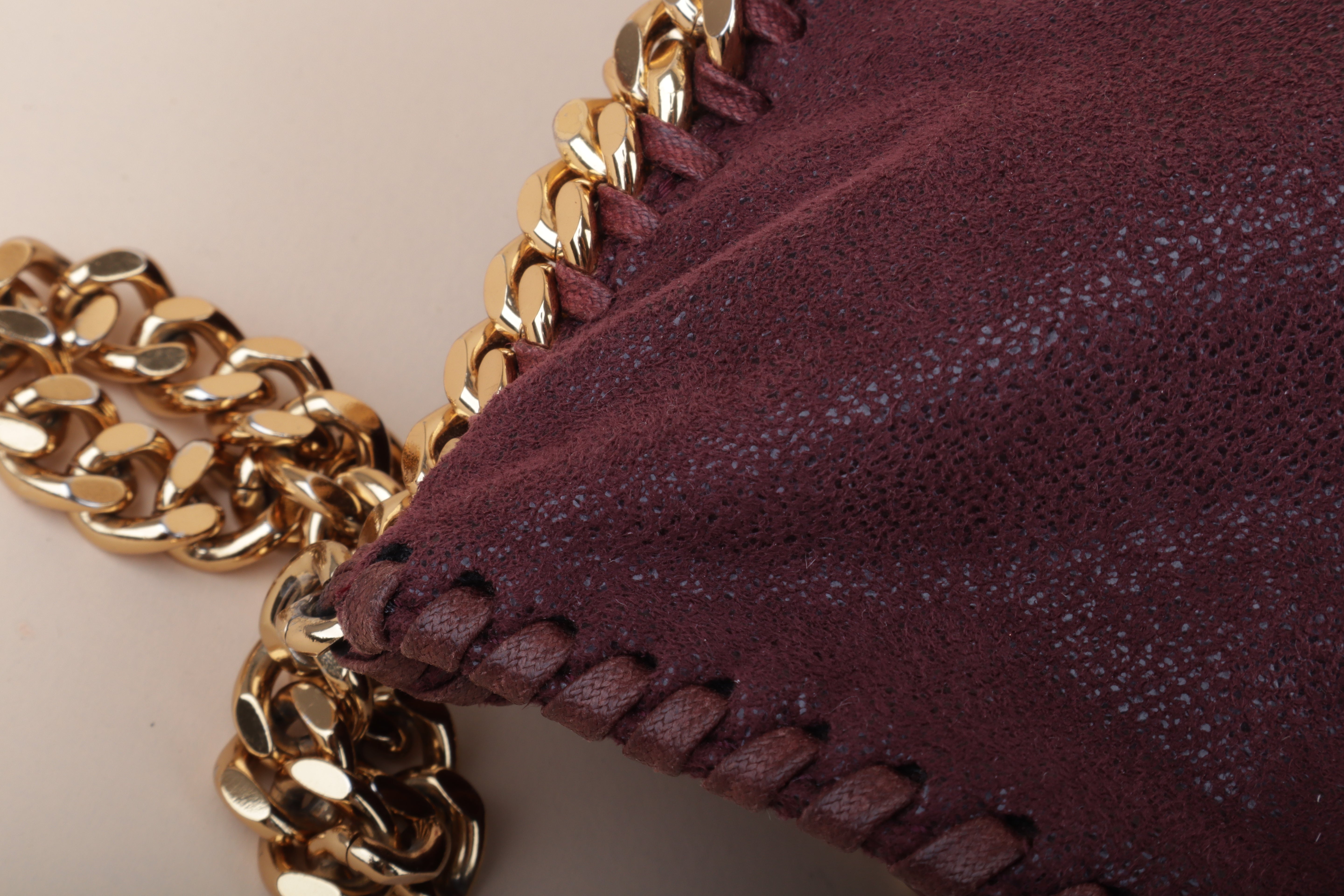 Stella Mccartney Burgundy Plum Falabella Bag