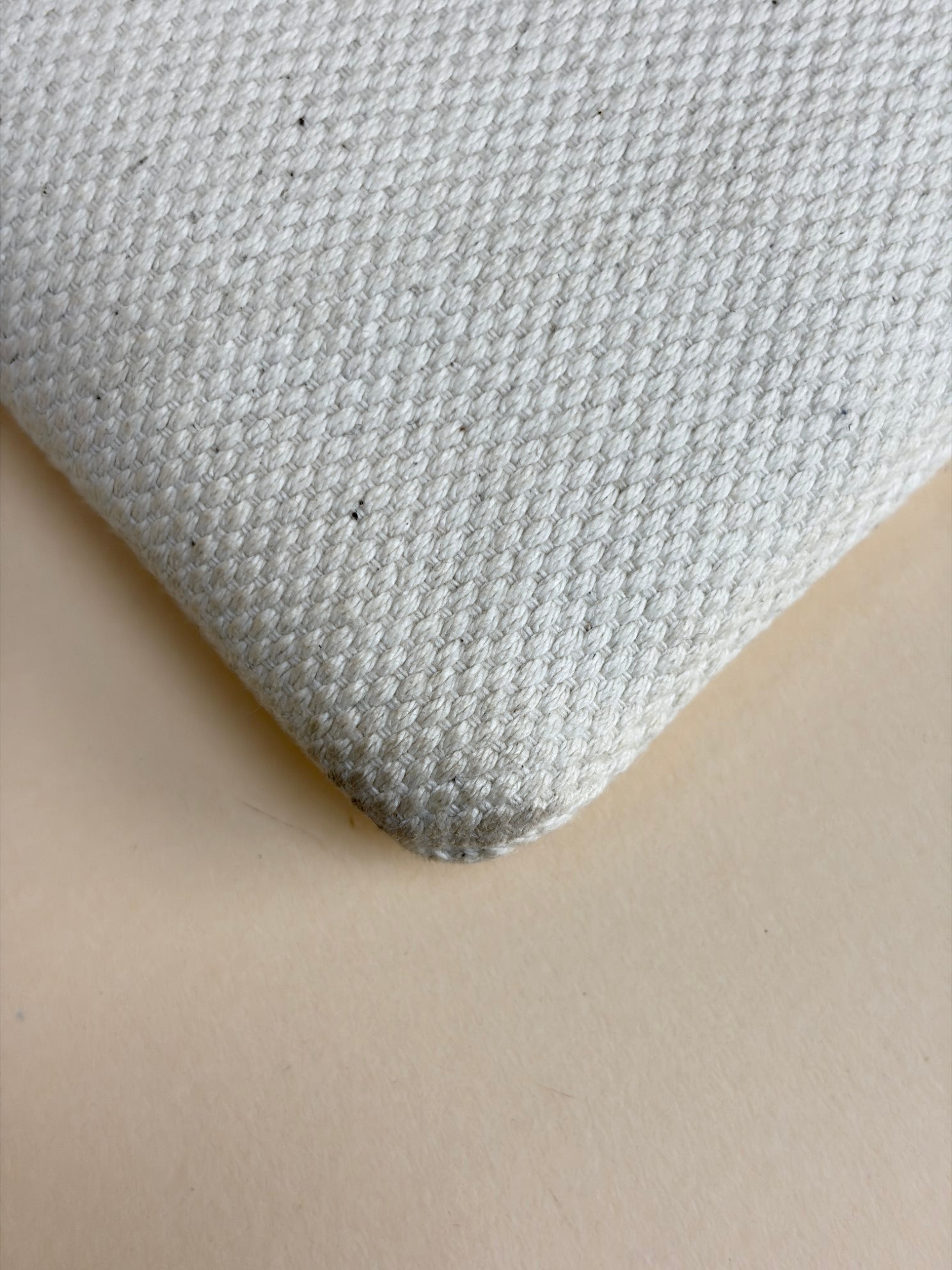 Celine small logo wriswristlet let beige canvas /mauve leather clutch