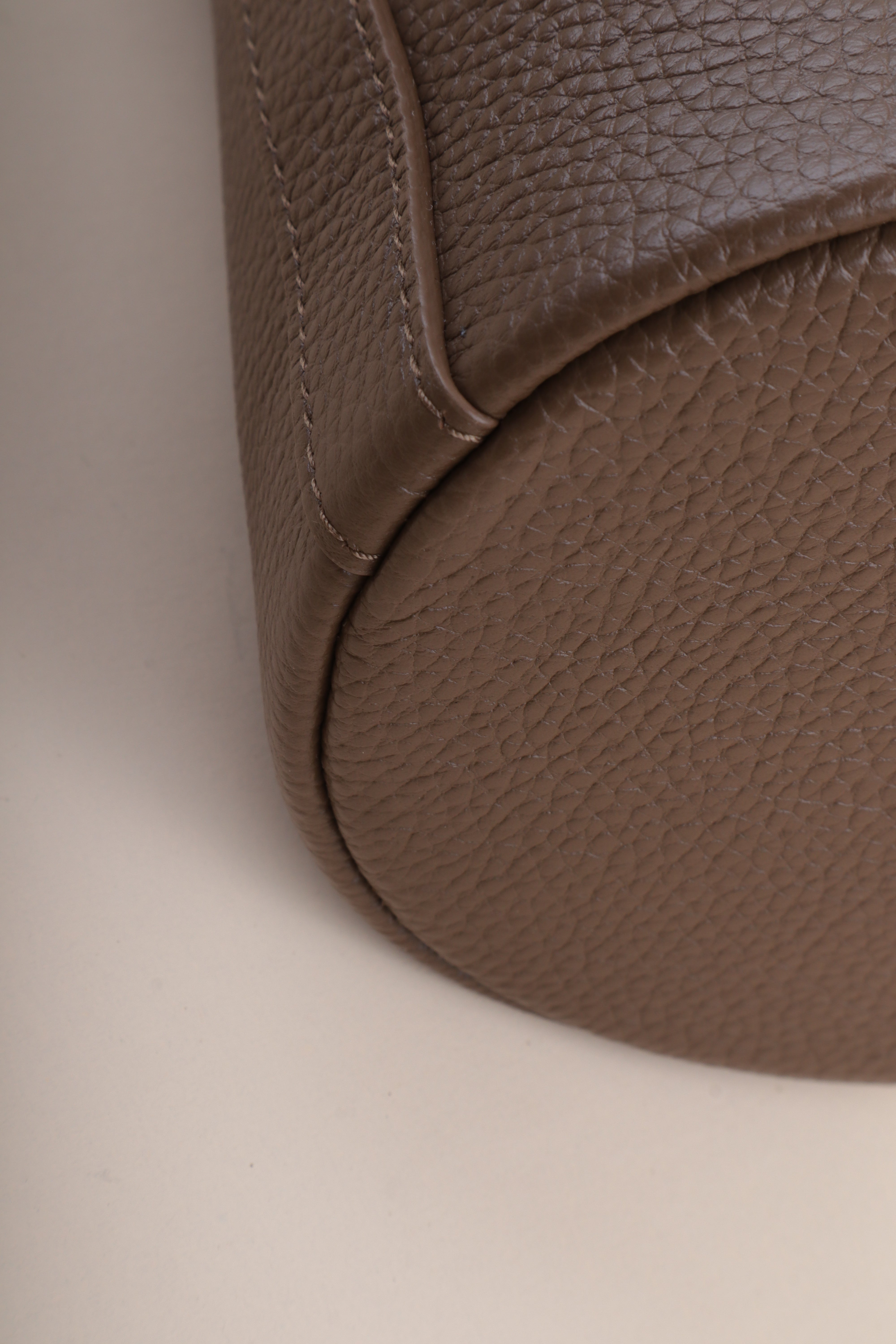 Burberry Brown Mini Bucket Earth Crossbody Bag