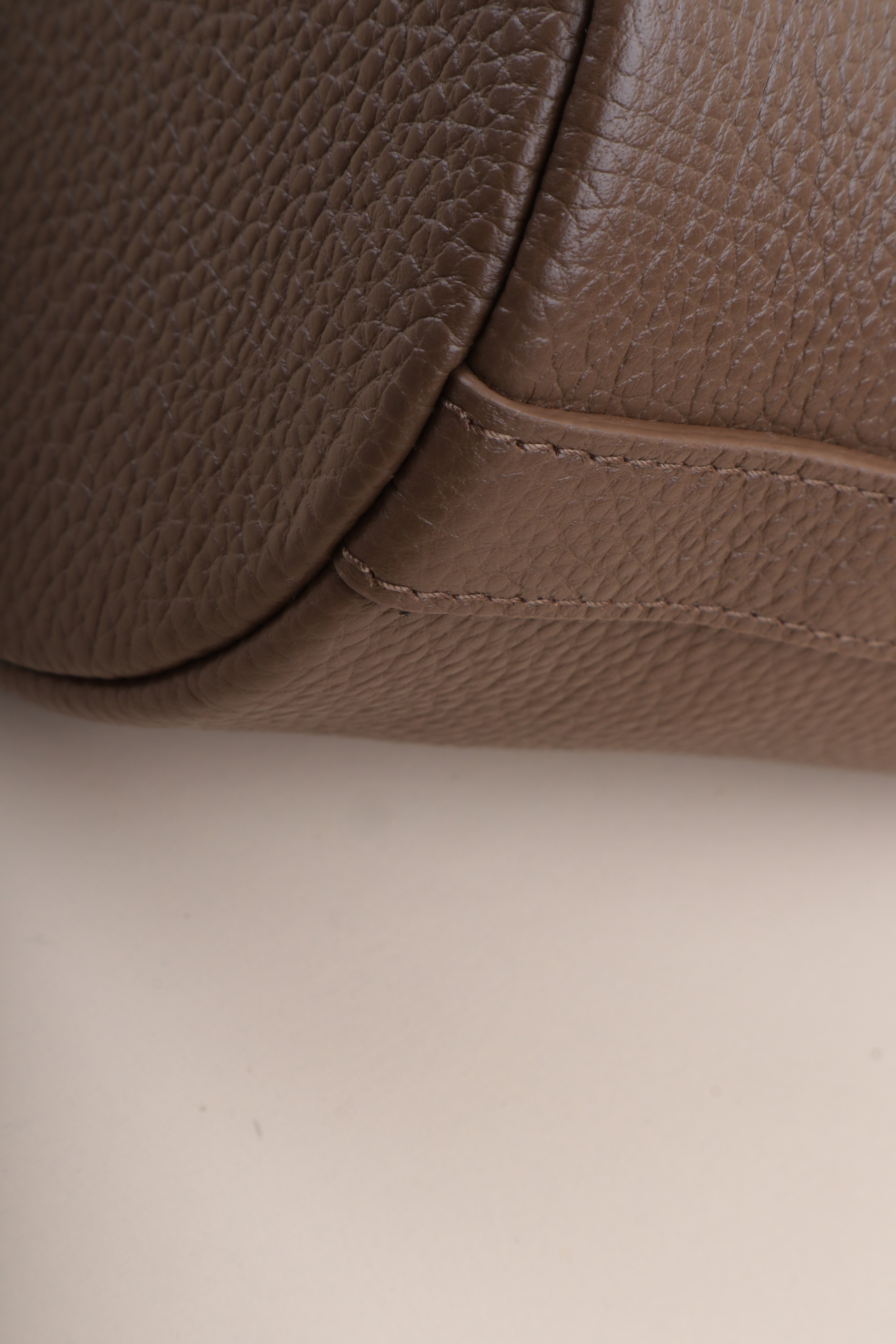 Burberry Brown Mini Bucket Earth Crossbody Bag
