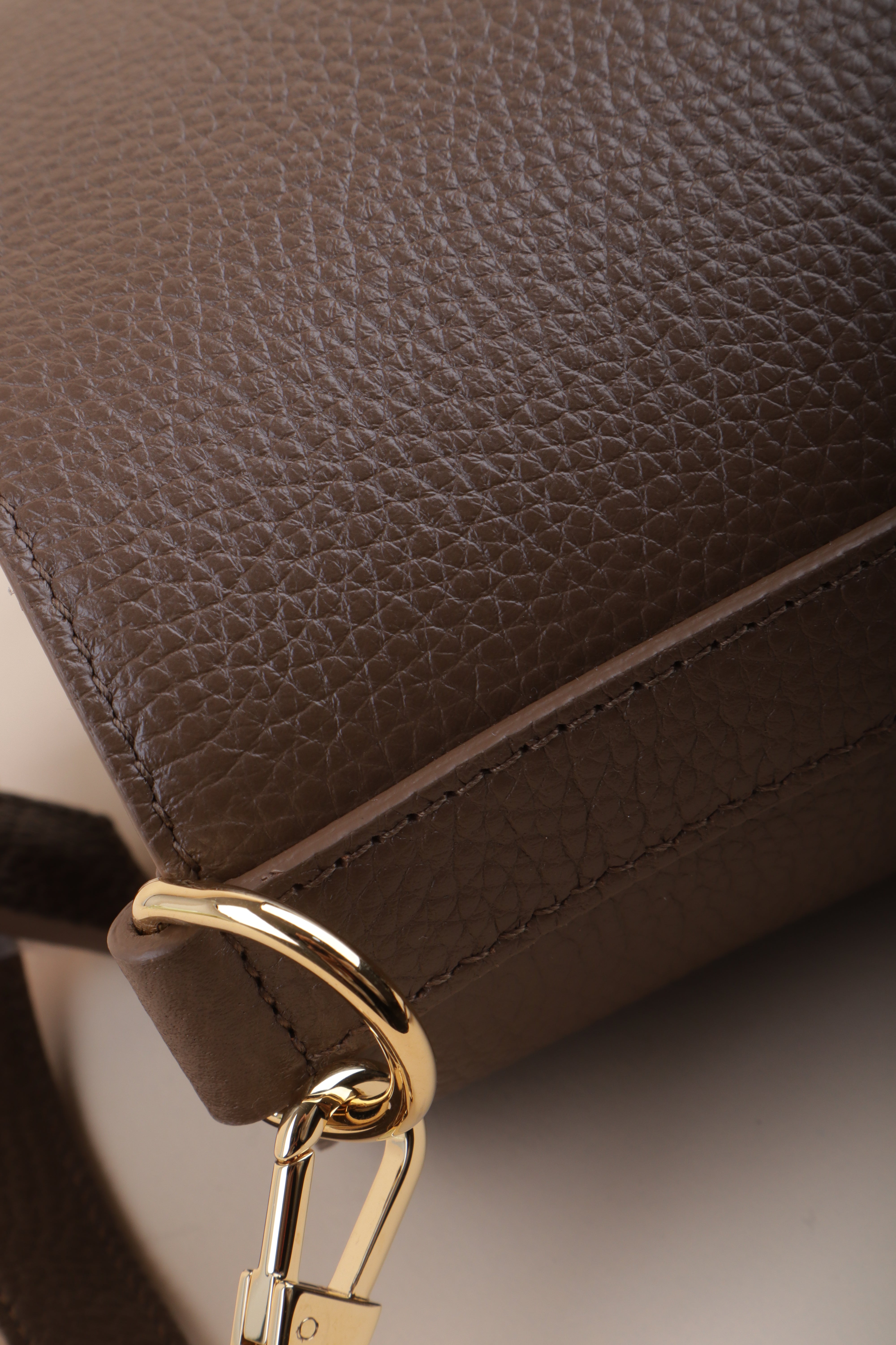 Burberry Brown Mini Bucket Earth Crossbody Bag