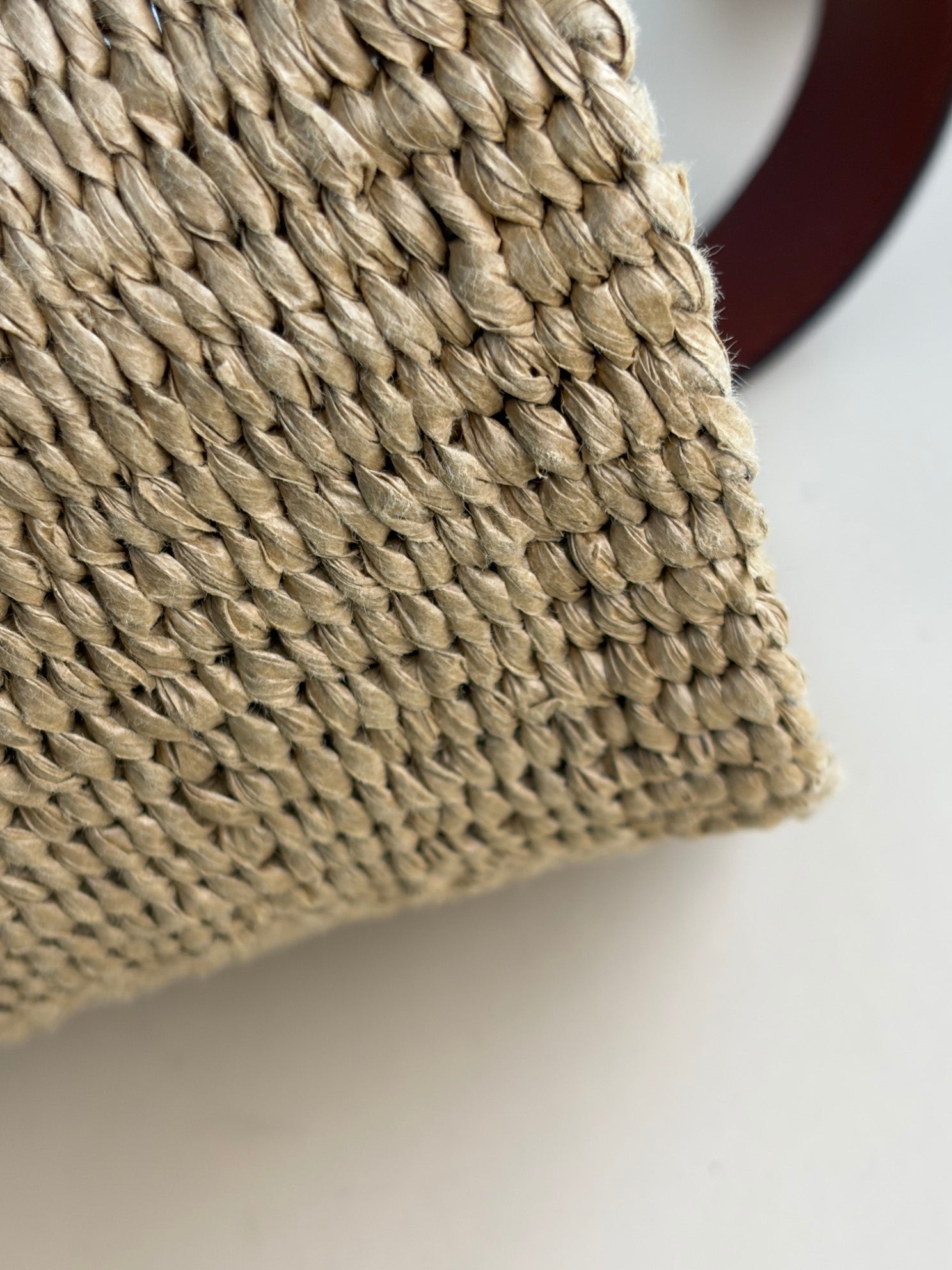 CHLOE large horse basket medal in natural fibers-shoulder bag-Chloe-The Closet Egypt