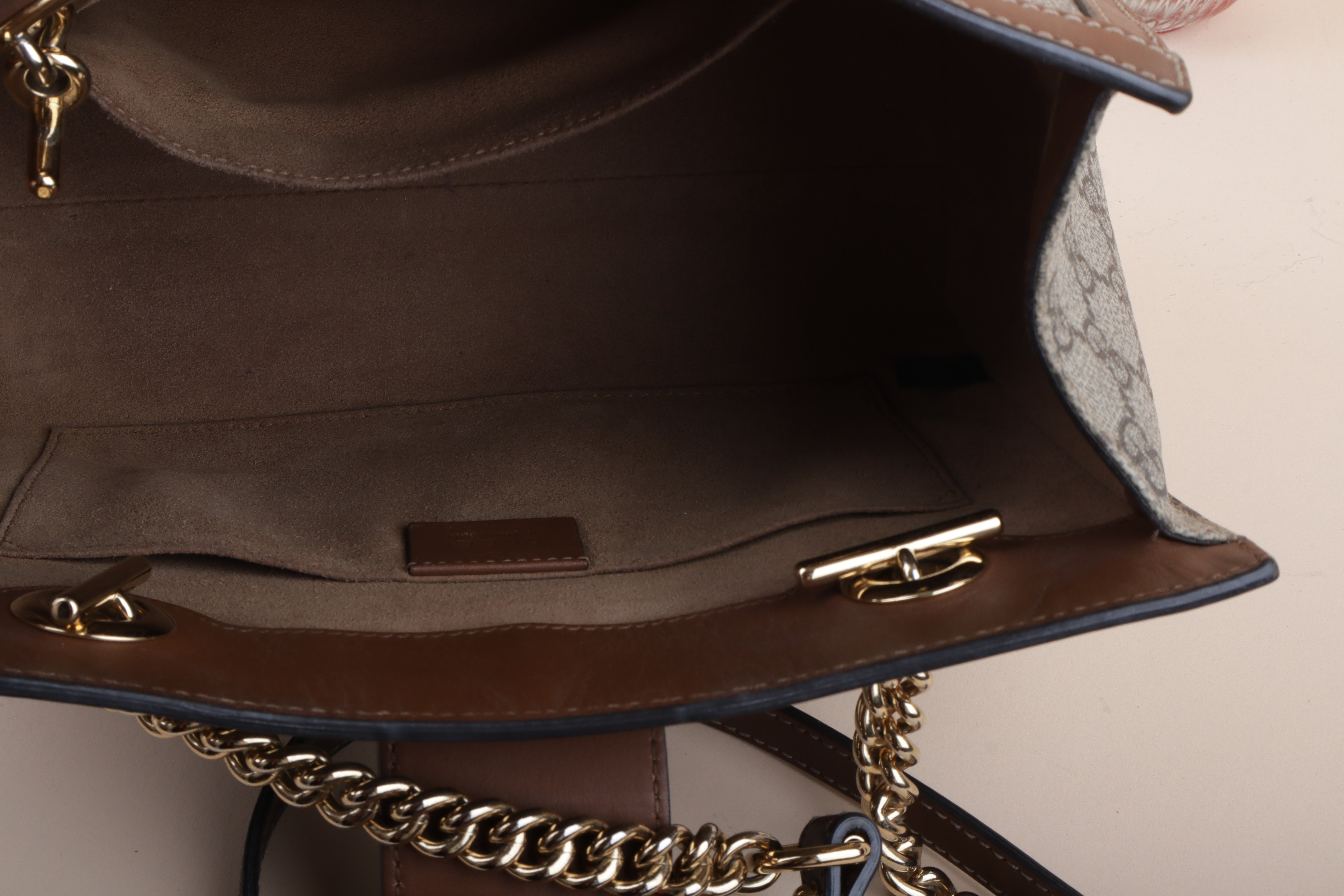 Gucci Bicolor Padlock Small Tote Bag